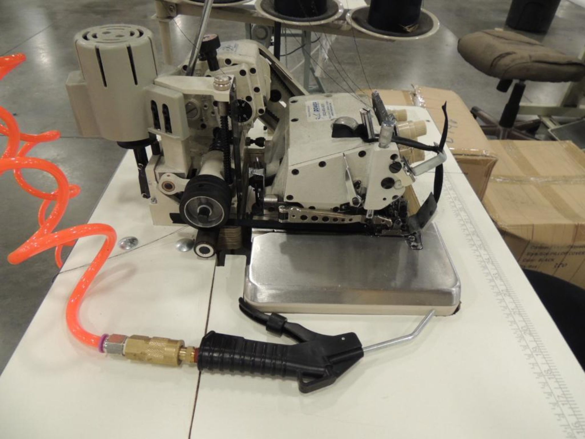 King Max MO-3343-F Overlock 2-Needle, 5-Thread Sewing Machine, on Table - Image 3 of 3