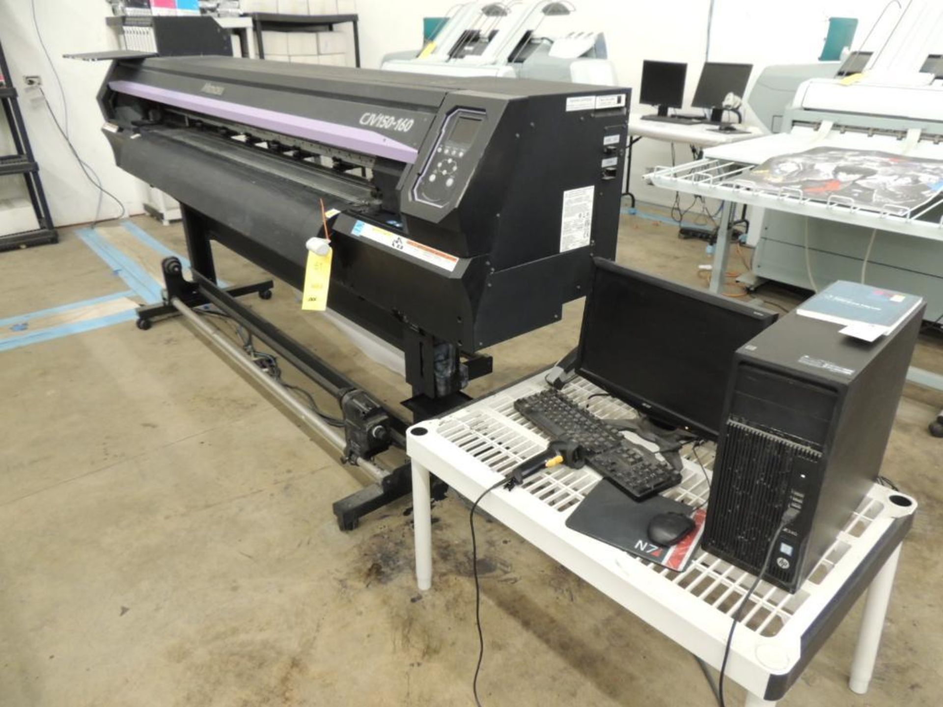 2015 Mimaki CJV150-160 Roll Fed Canvas & Vinyl Printer, S/N T356B848