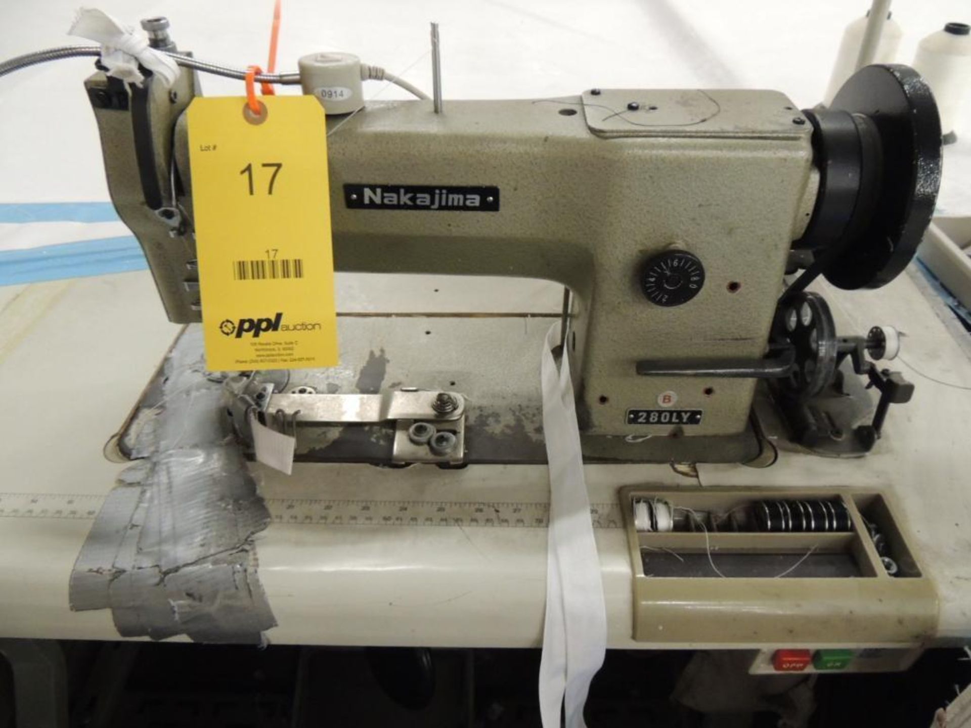 Nakajima 280 LY Sewing Machine, on Table