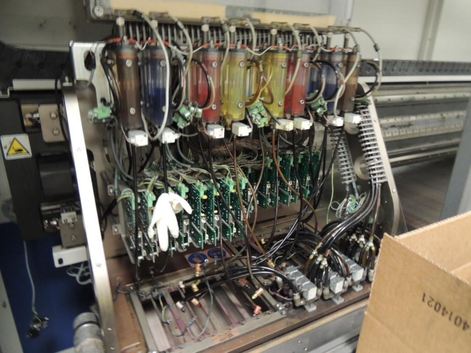 LOT: 2014 Reggiani ReNOIR 180 Digital Dye Sublimation Printing Machine, S/N 808/C1, 16-Head - Image 6 of 8