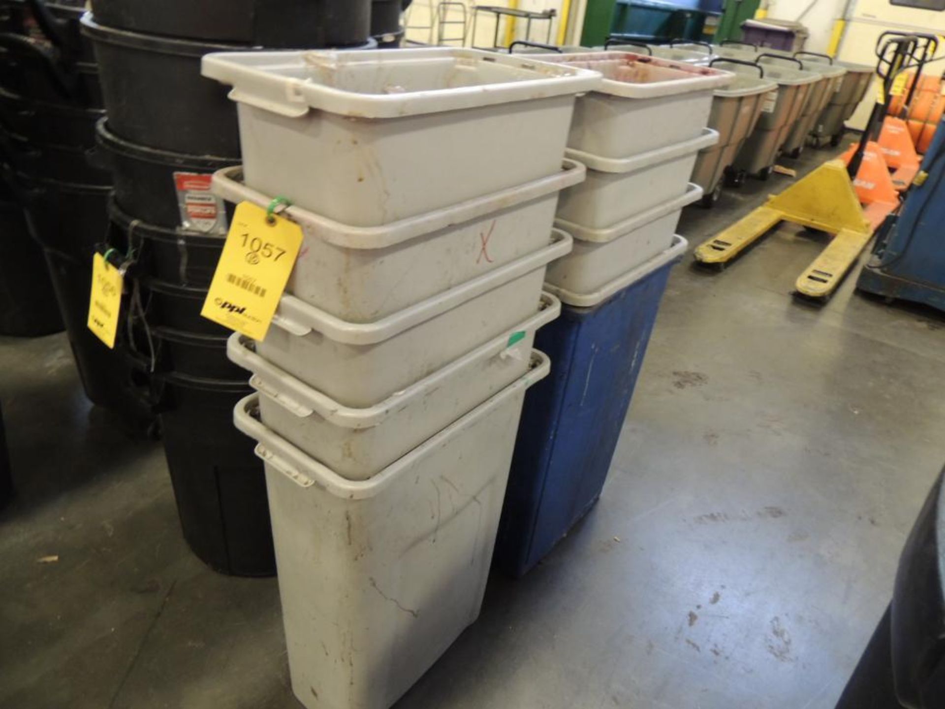 LOT: (10) 12 in. x 20 in. x 27 in. Recycle Trash Cans - Image 2 of 2