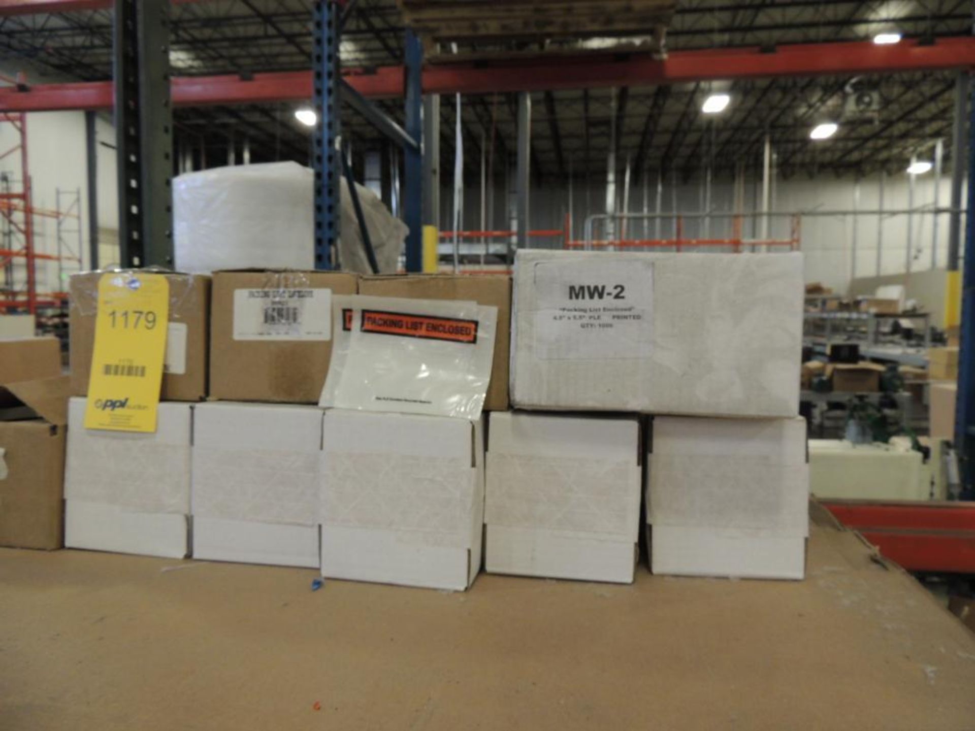 LOT: (28) Boxes 4.5 in. x 5.5 in. Packing List Envelopes - 1000 per Box - Image 2 of 2