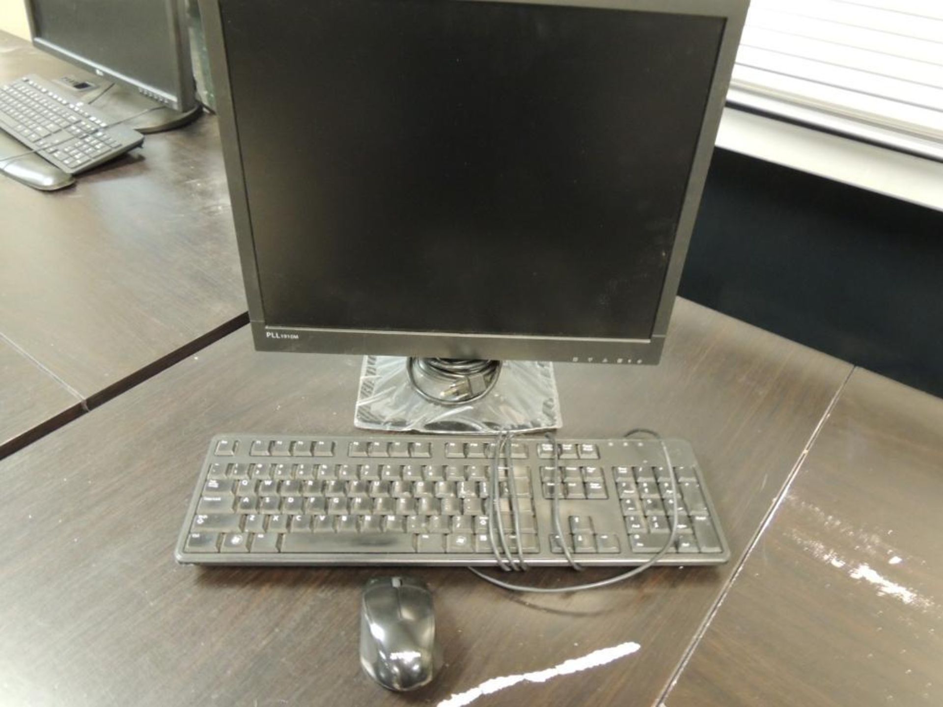 LOT: Monitors including (1) Planar, (1) LG, with Keyboards & Mouses - Image 2 of 2