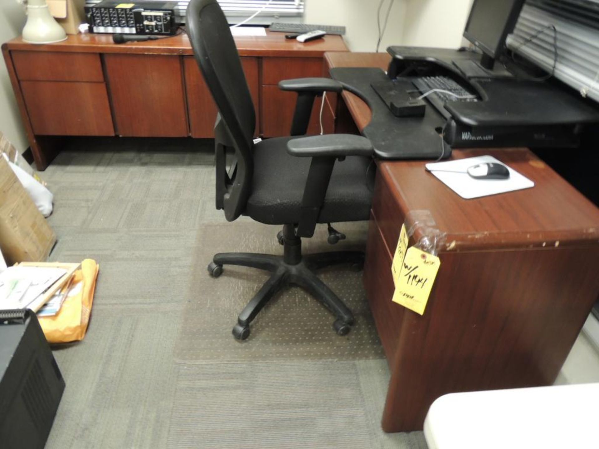 LOT: (2) Desks with Chairs - Image 2 of 2