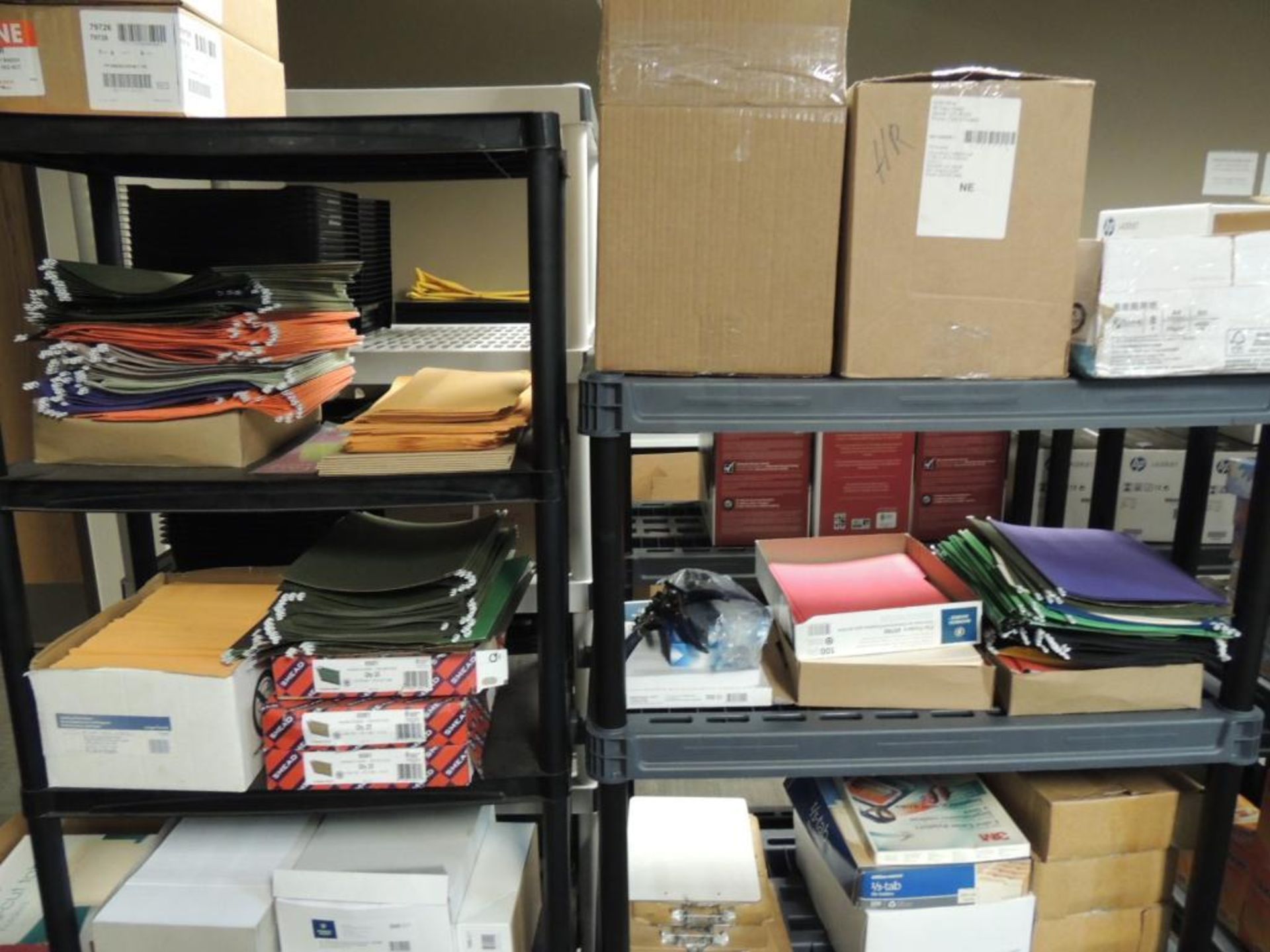 LOT: Office Supplies including Folders, Clipboards, Envelopes, Pens, Sharpie Markers, Highlighters, - Image 10 of 14