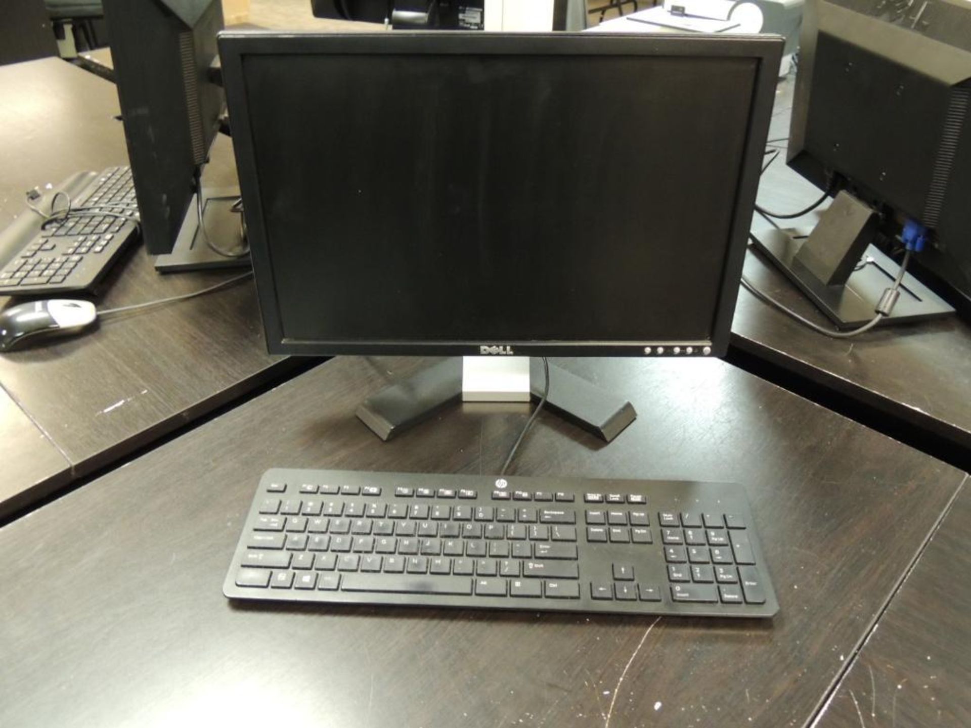 LOT: (3) Dell Monitors, (1) LG Monitor, (2) HP Keyboards, (2) Dell Keyboards, (1) HP Mouse & (1) Del - Image 4 of 4