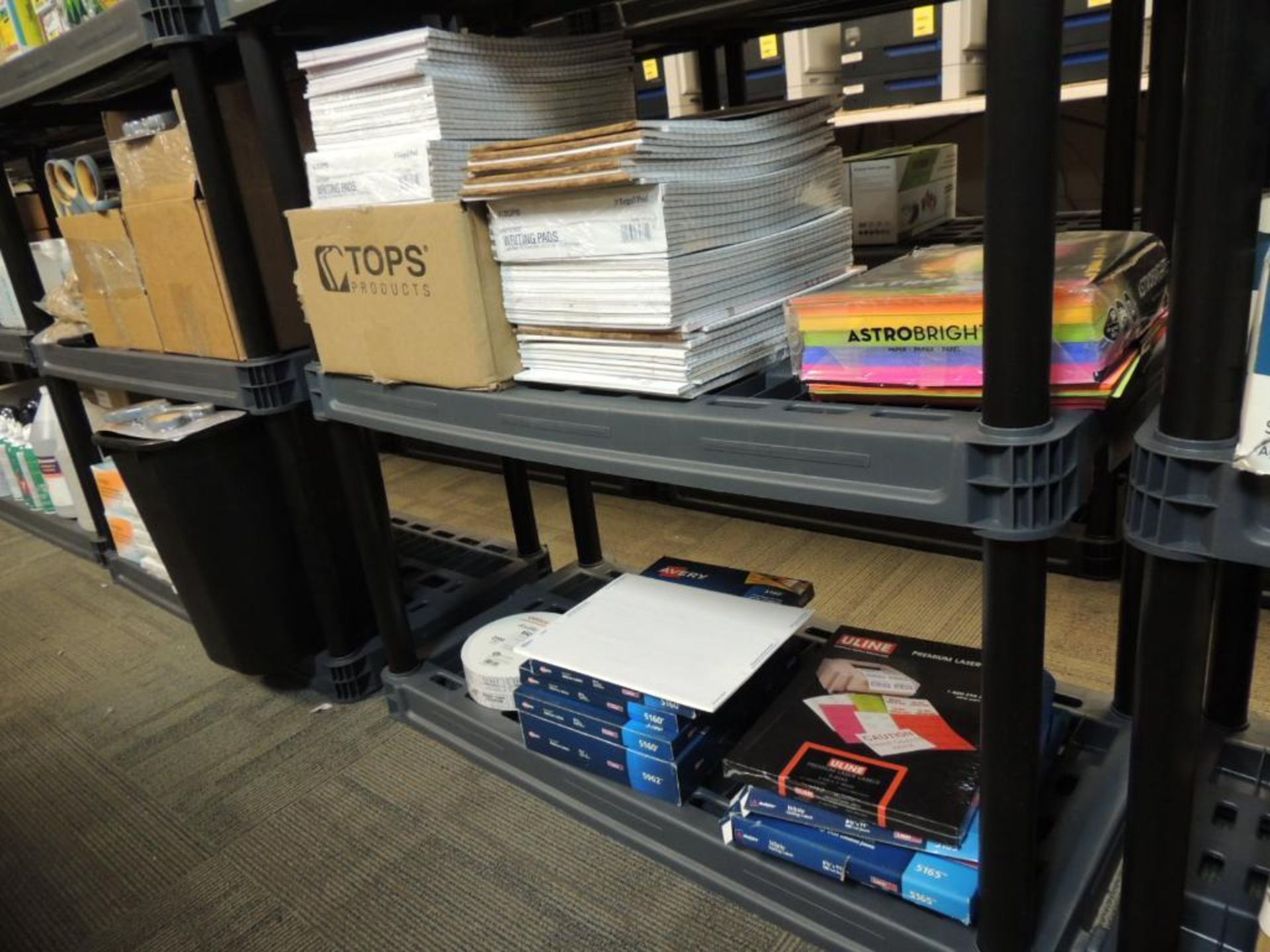LOT: Office Supplies including Folders, Clipboards, Envelopes, Pens, Sharpie Markers, Highlighters, - Image 5 of 14