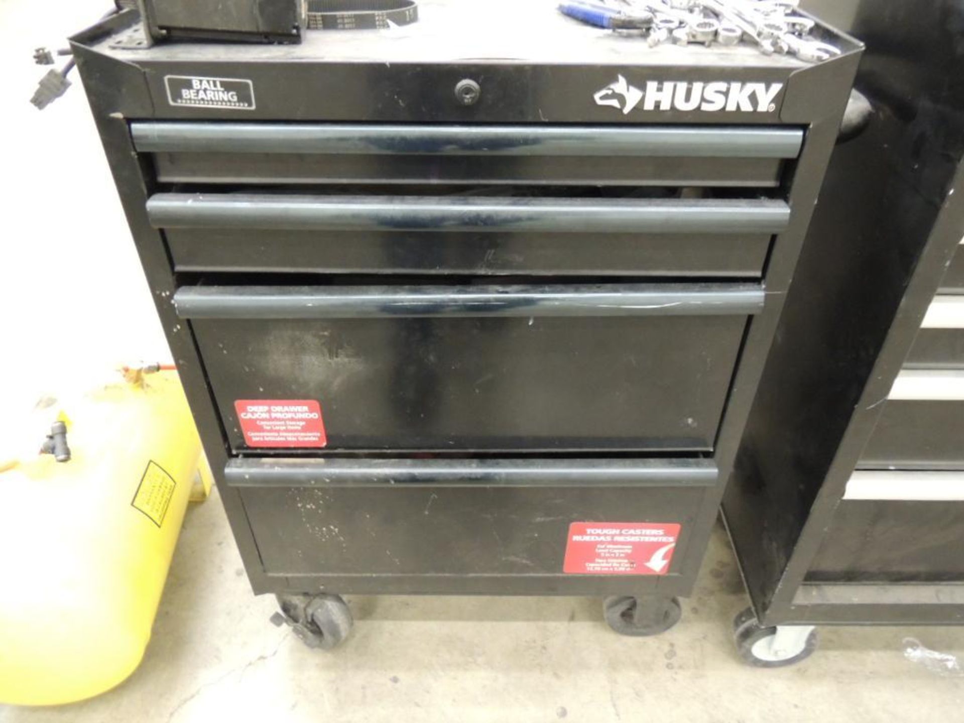 Husky 27 in. x 18 in., 4-Drawer Ball Bearing Tool Box