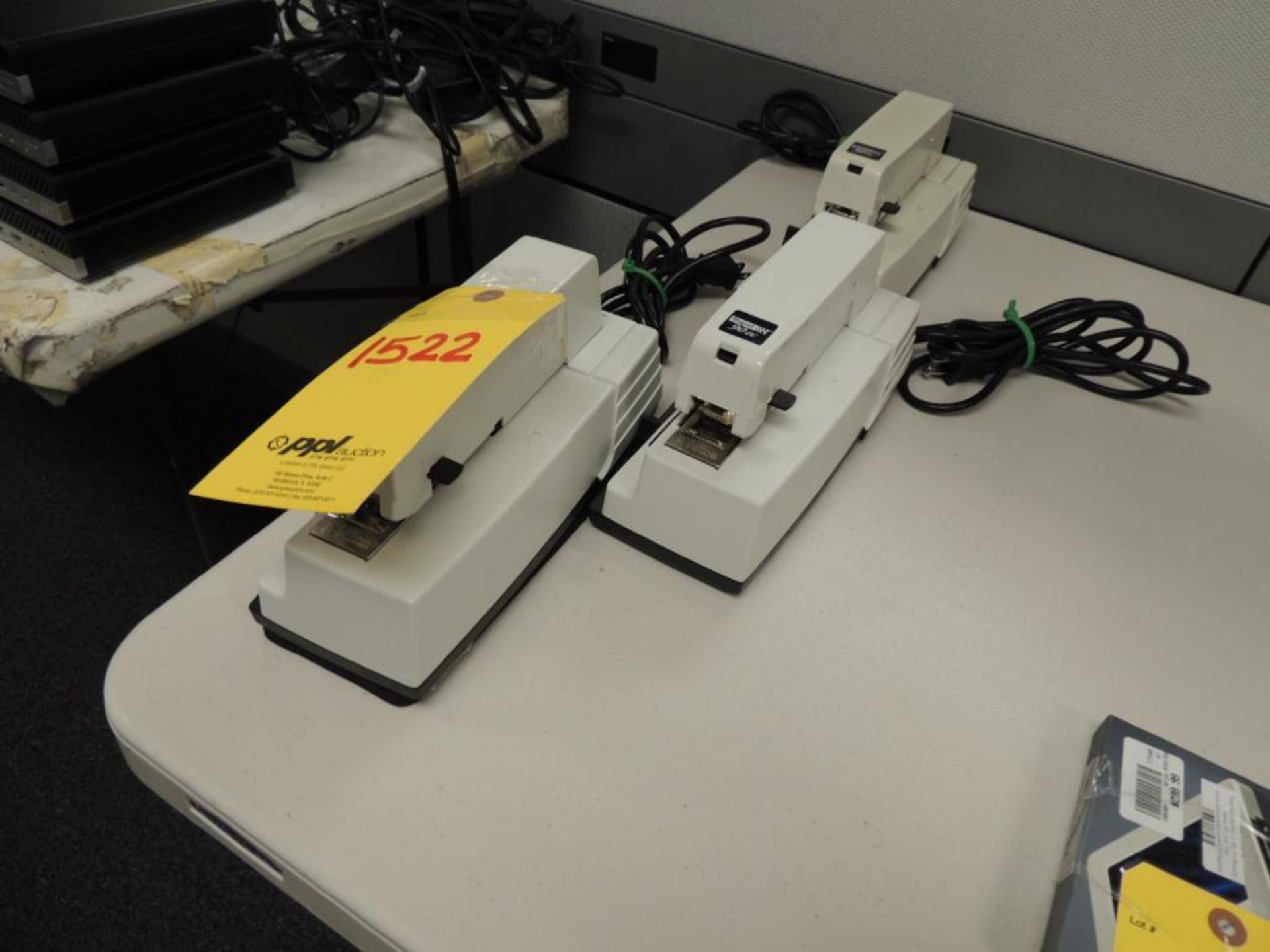 LOT: (3) Rapid 90ec Electric Staplers