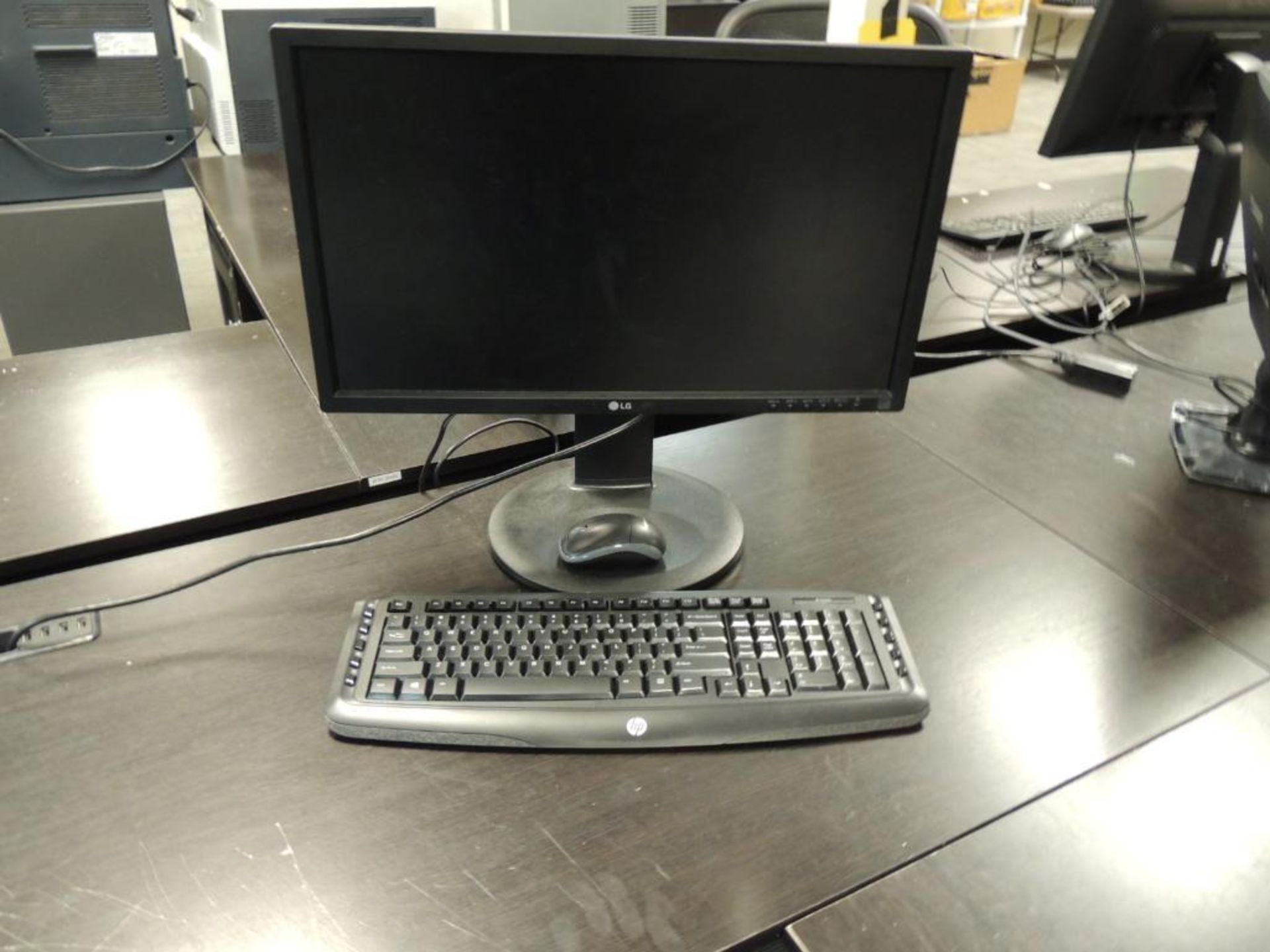 LOT: Monitors including (2) LG, (1) Planar, (1) Acer, with Keyboards & Mouses - Image 4 of 4