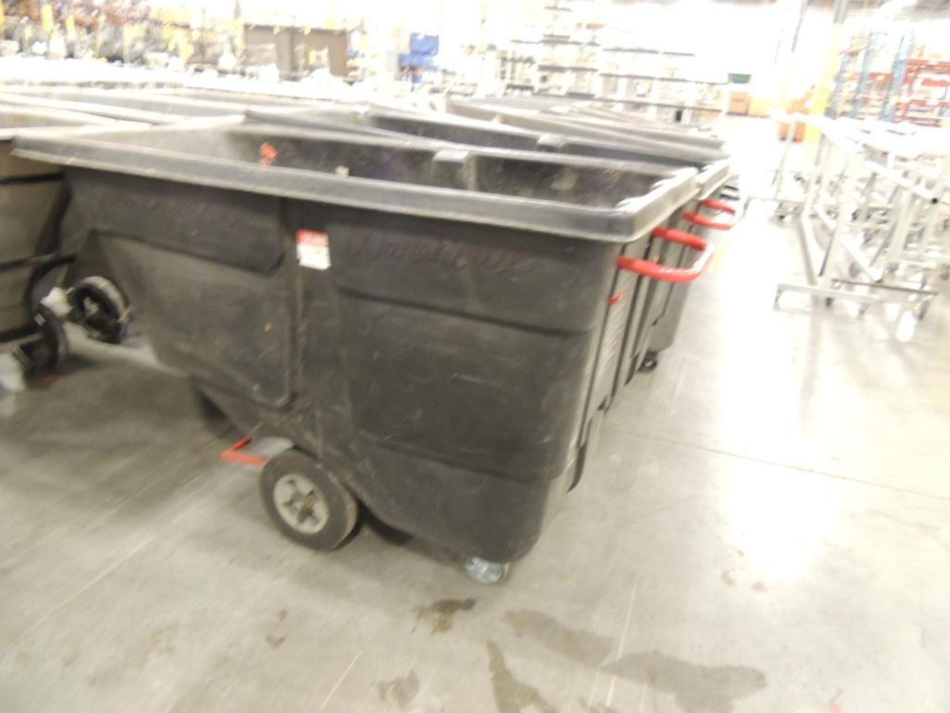 LOT: (2) Uline 850 lb., 2 cu. yd. Model 1314 Utility Industrial Tilt Trucks