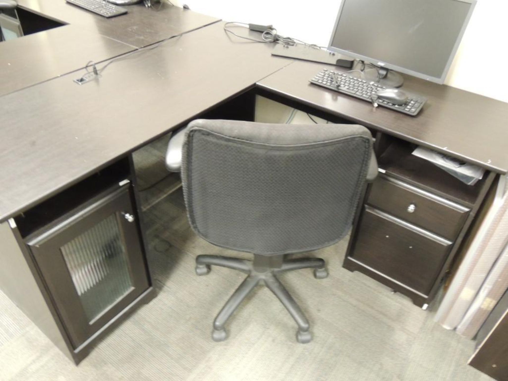 LOT: (2) Desks with Chairs