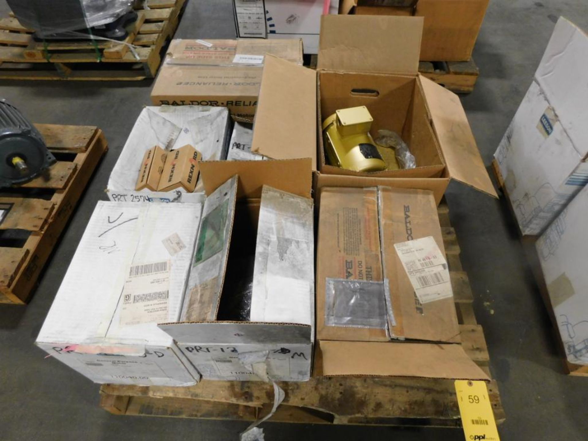 LOT: Assorted Electric Motors (new in box) on (1) Pallet