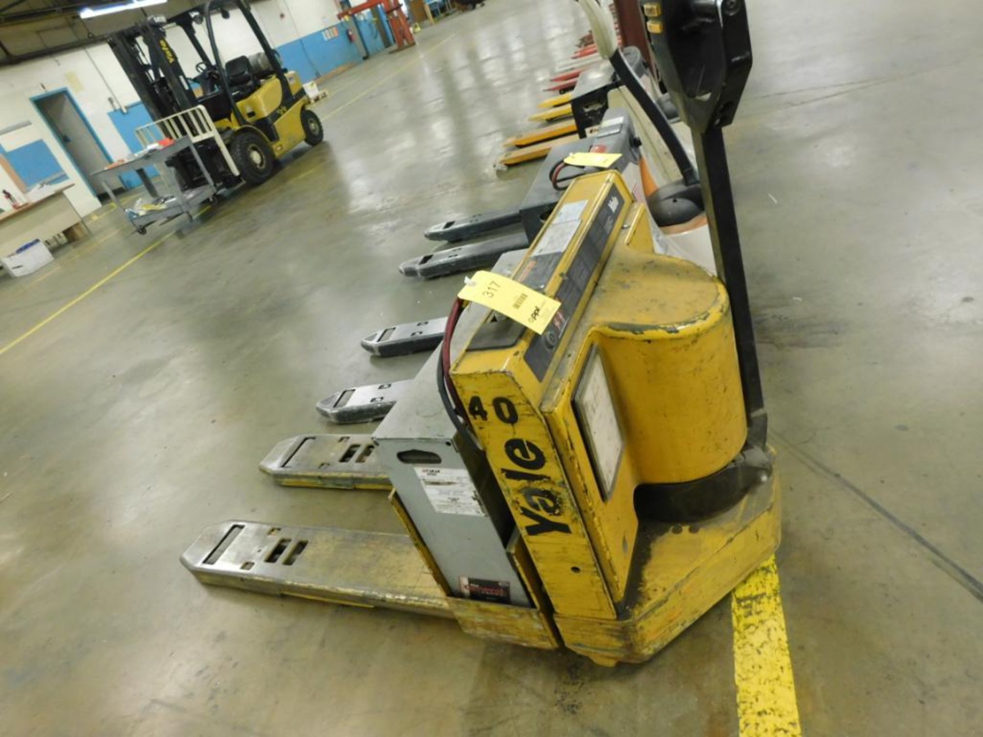 Yale 6000 lb. Electric Walk-Behind Pallet Truck, 12 Volt