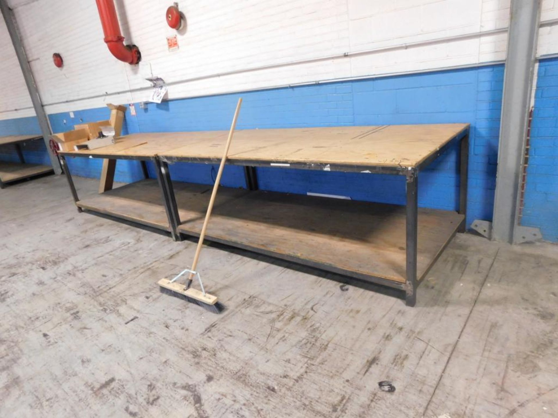 LOT: (5) 4 ft. x 8 ft. Assembly Tables - Image 2 of 2