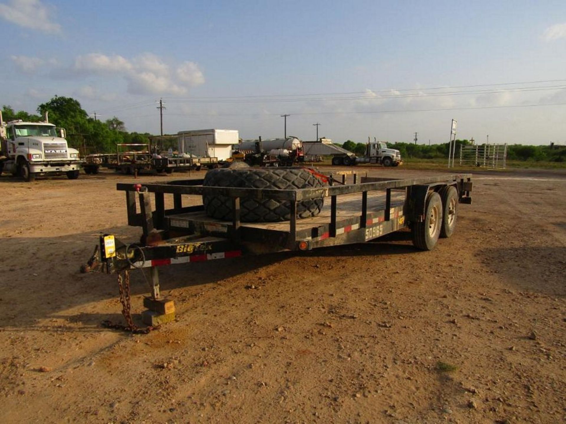 Big Tex Tadem Axle Trailer, 14IP, 20 ft. x 7 ft. Bed, VIN 18VPX2026E2054712, #50965