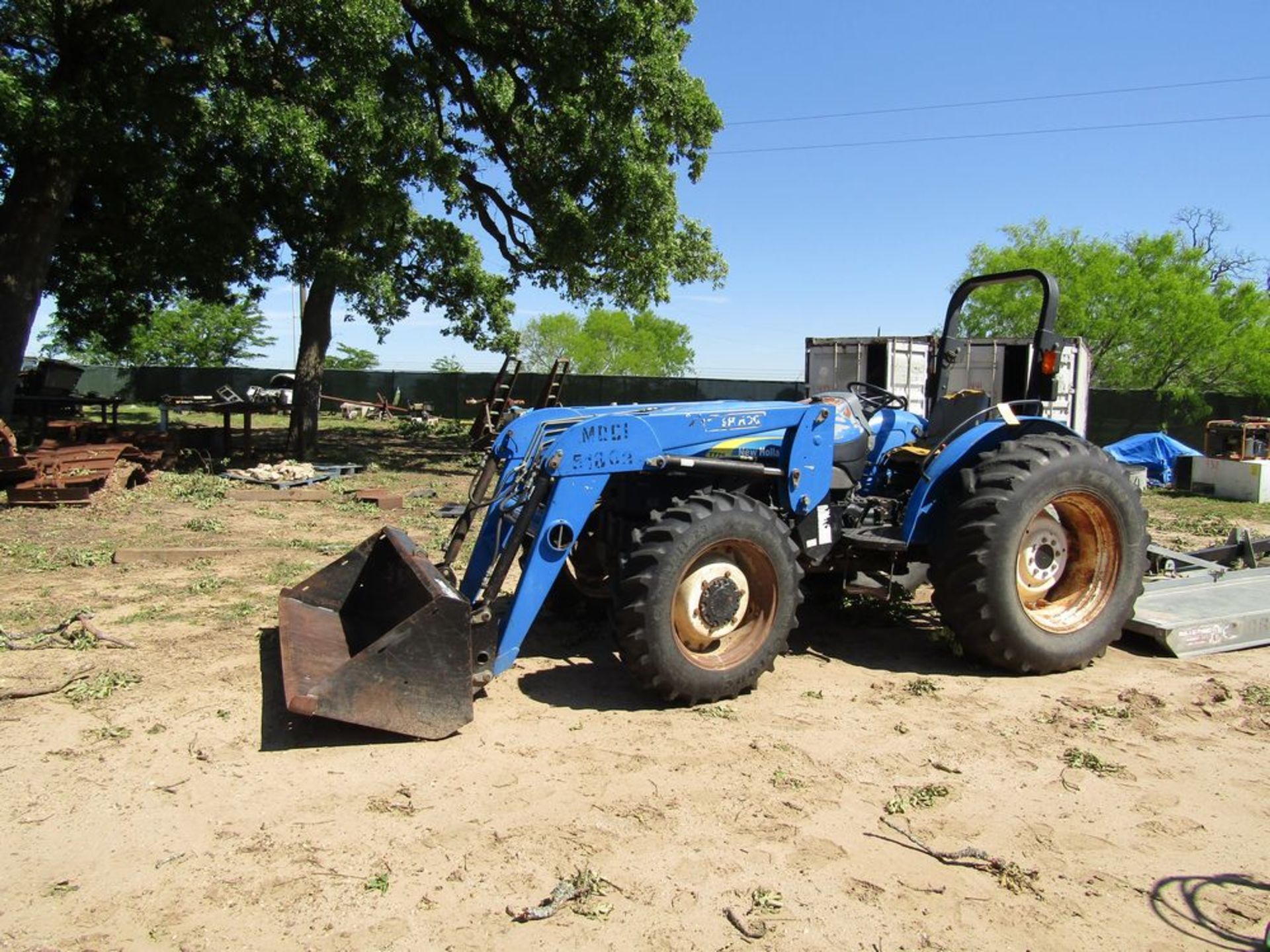 New Holland TT75A Tractor Loader, PTO, S/N 3-01051