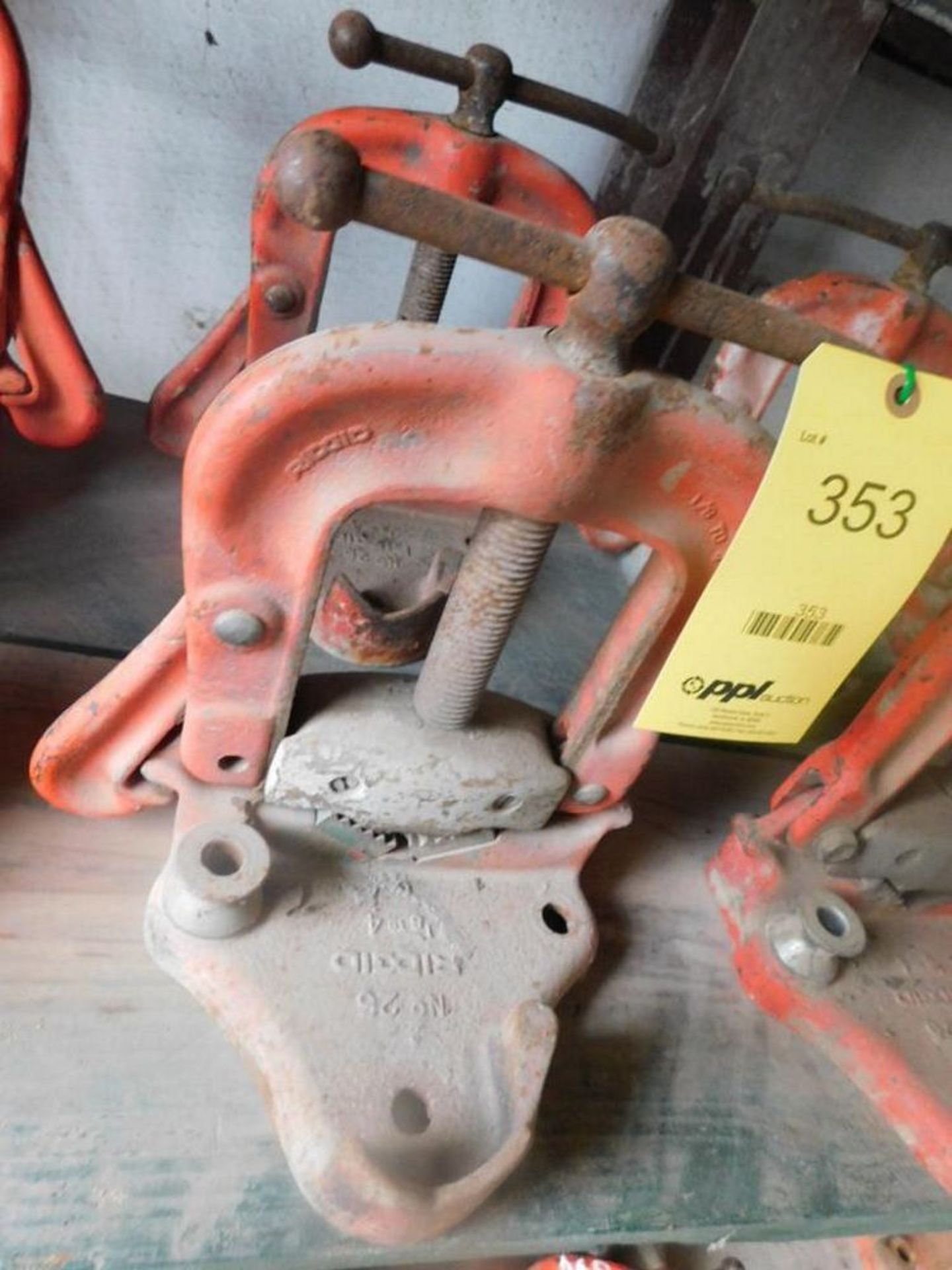 LOT: (2) Ridgid No. 25 Pipe Vises