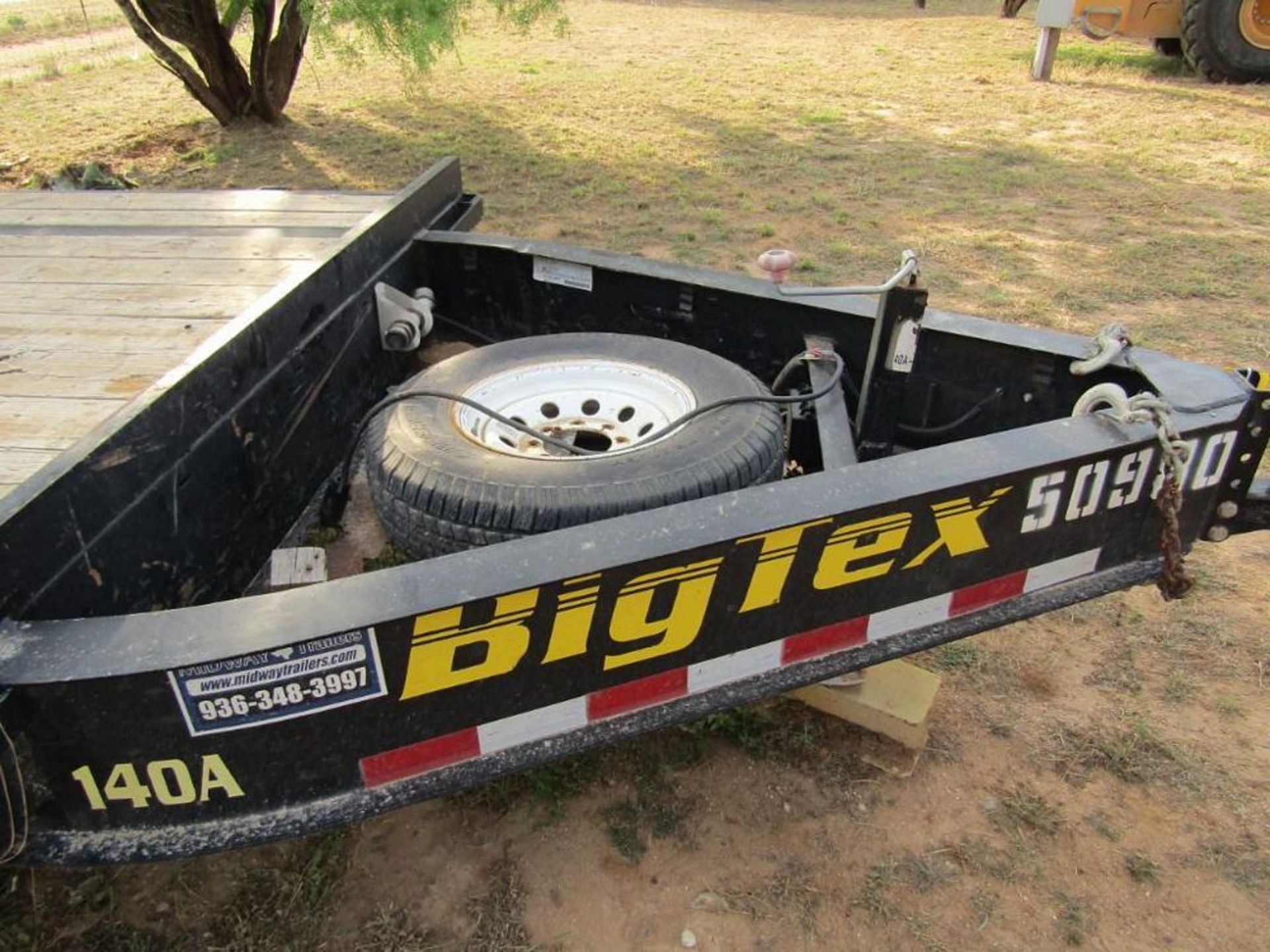 Big Tex Tadem Axle Trailer, 20 ft. x 8 ft. Bed, 140A, #50980 - Image 3 of 4