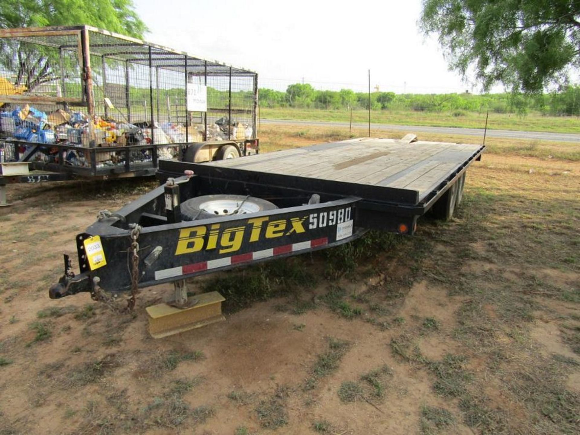 Big Tex Tadem Axle Trailer, 20 ft. x 8 ft. Bed, 140A, #50980