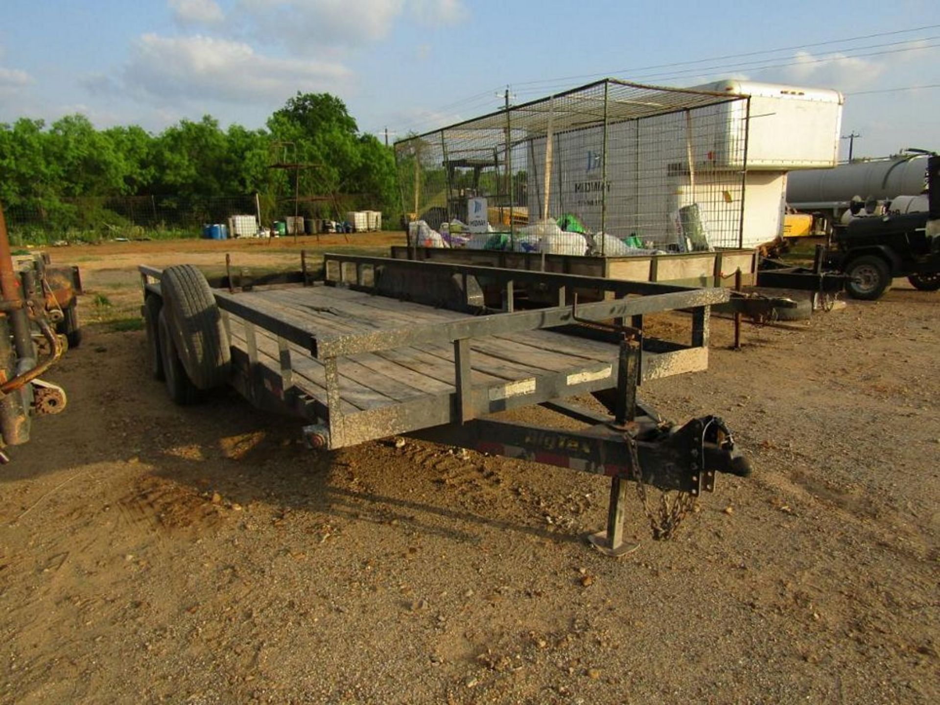 Big Tex Tadem Axle Trailer, 14IP, 20 ft. x 7 ft. BedVIN 16VPX2020E2344211, #50914