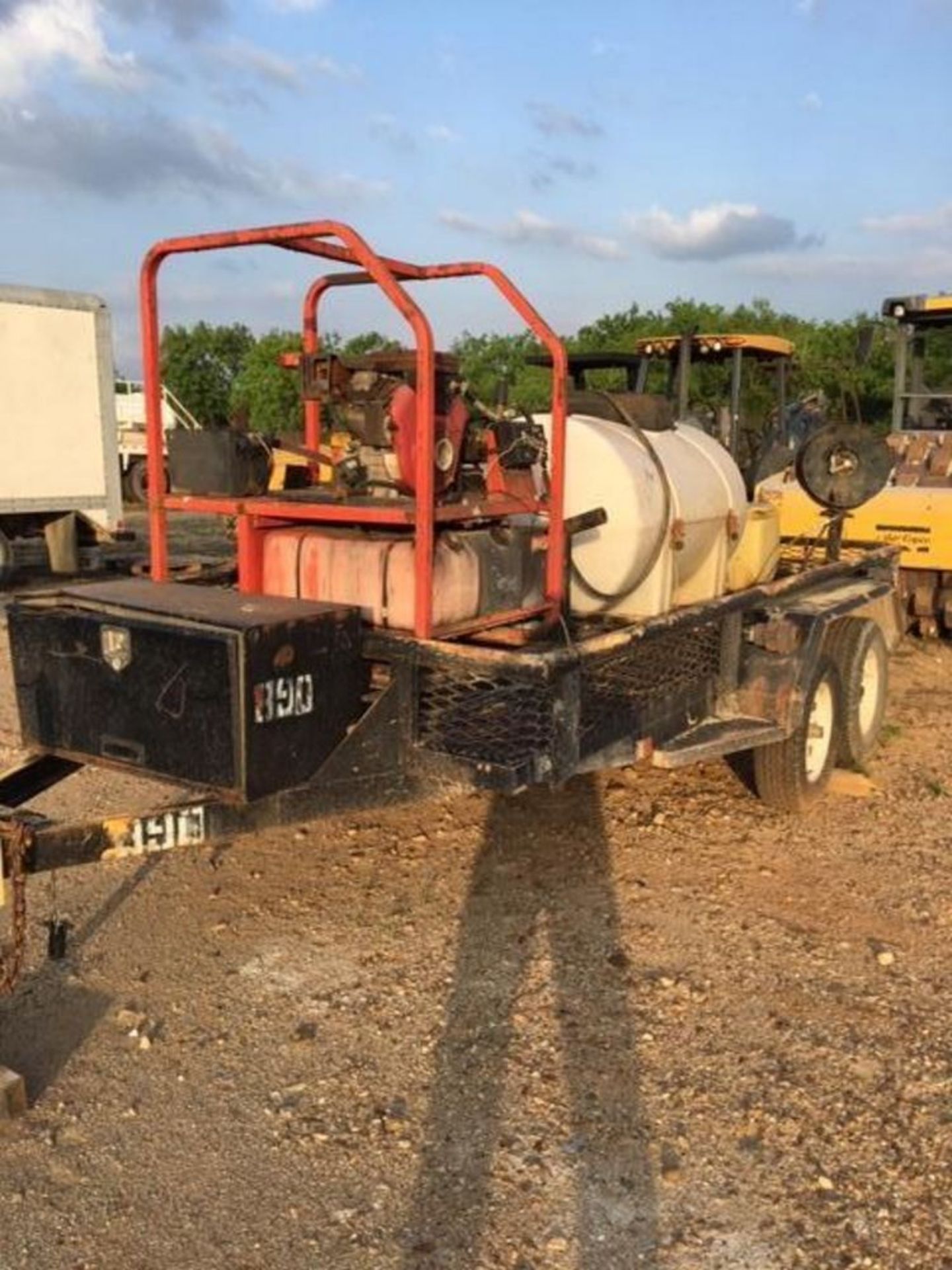 Hotsy Hot Water Pressure Washer, Tank, Trailer Mounted, #890