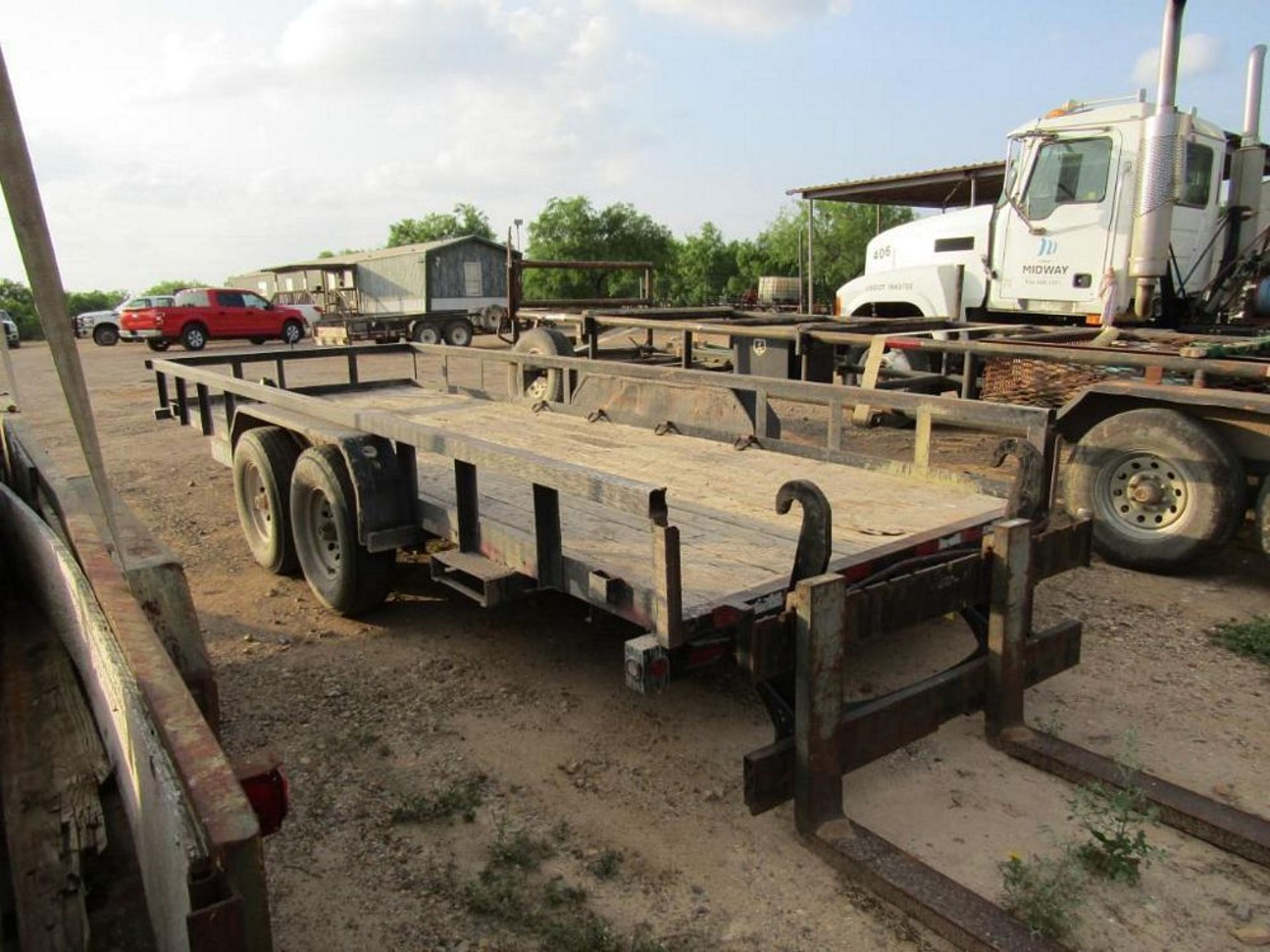 Big Tex Tadem Axle Trailer, 14IP, 20 ft. x 7 ft. BedVIN 16VPX2020E2344211, #50914 - Image 3 of 3