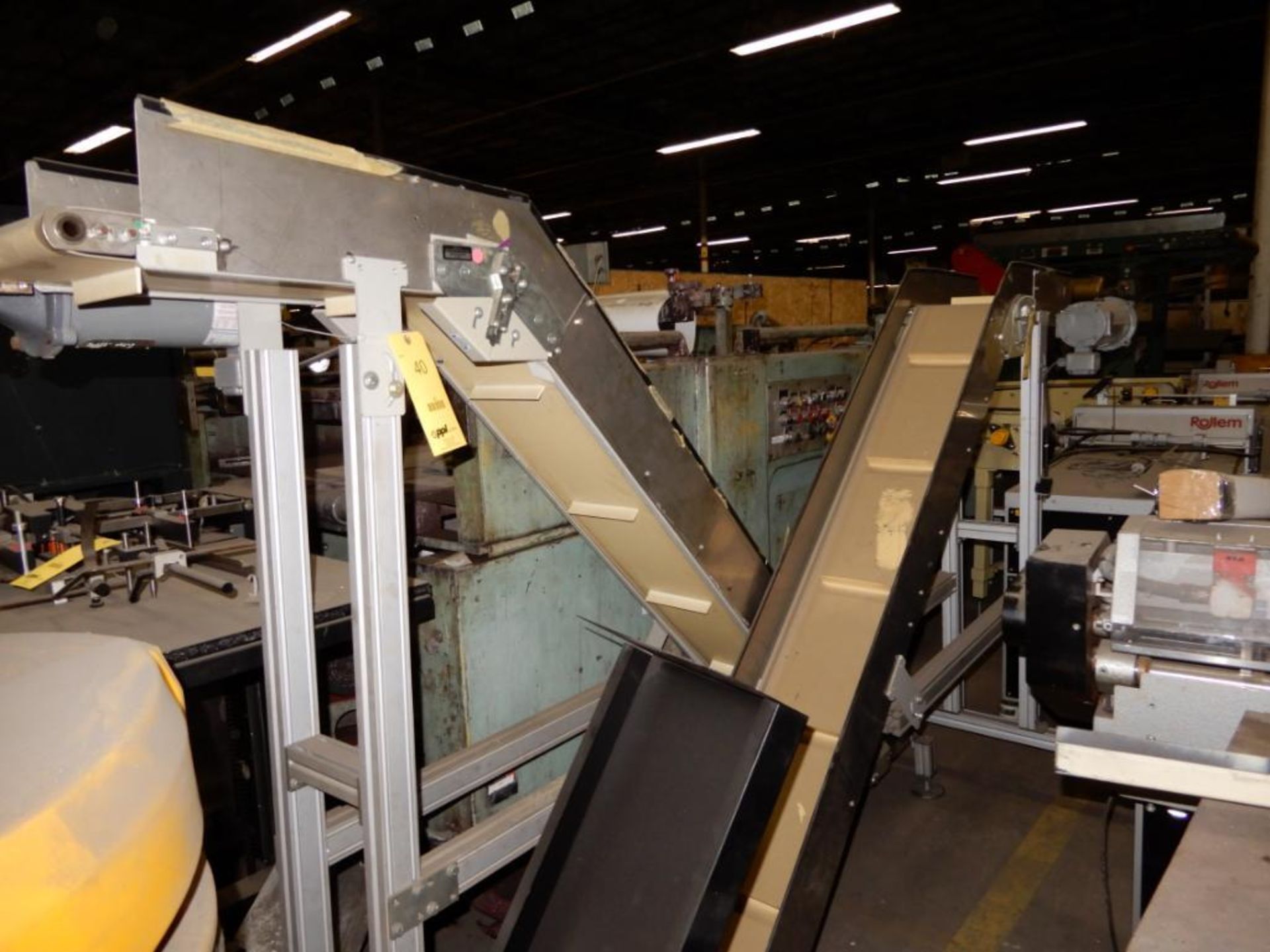 (2) Ark Conveyor Equipment Low Profile Conveyor Systems, S/N 17694 & 176662