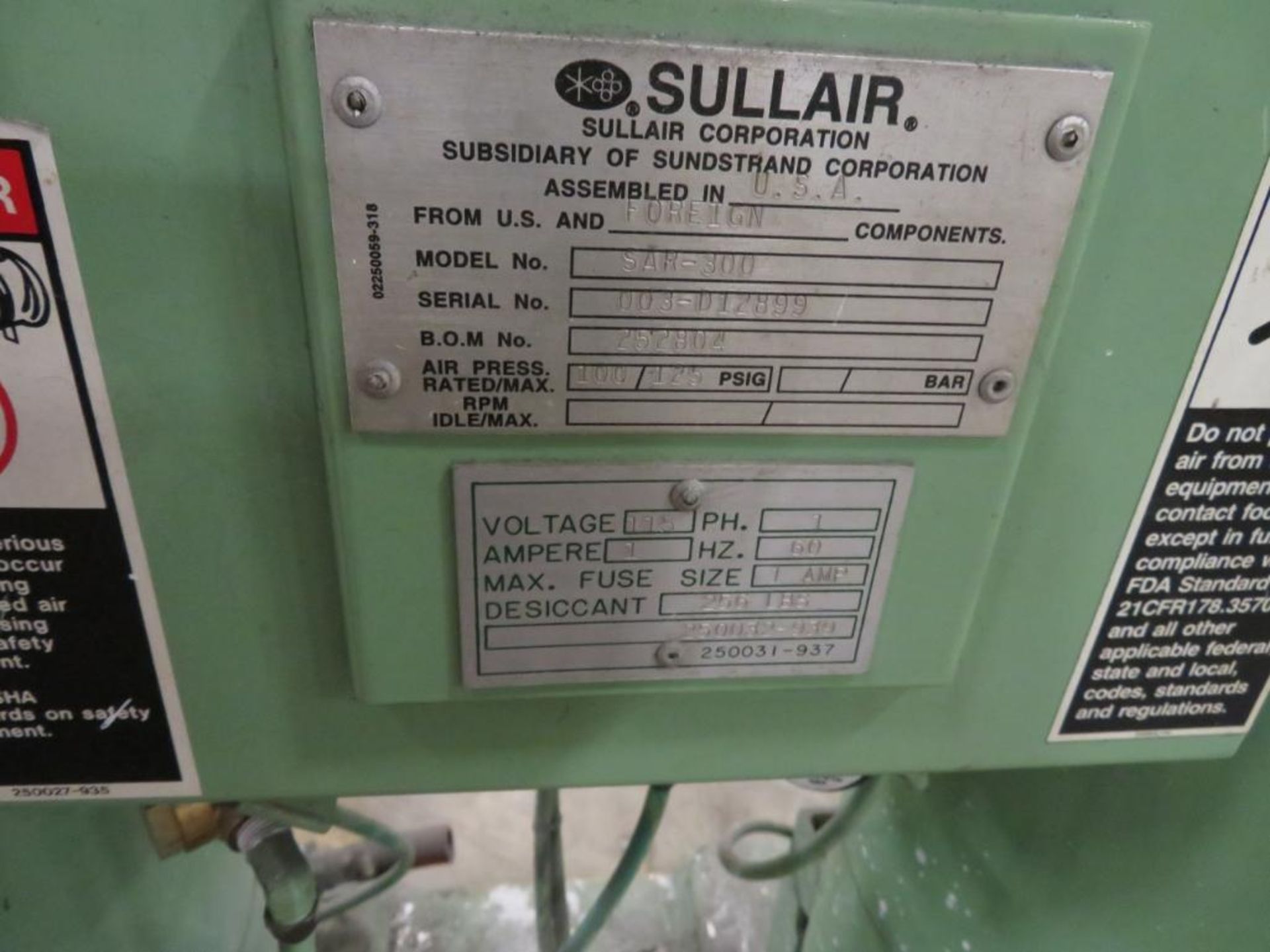 Assorted Sullair Spare Parts & Filters (on pallet) - Image 2 of 4