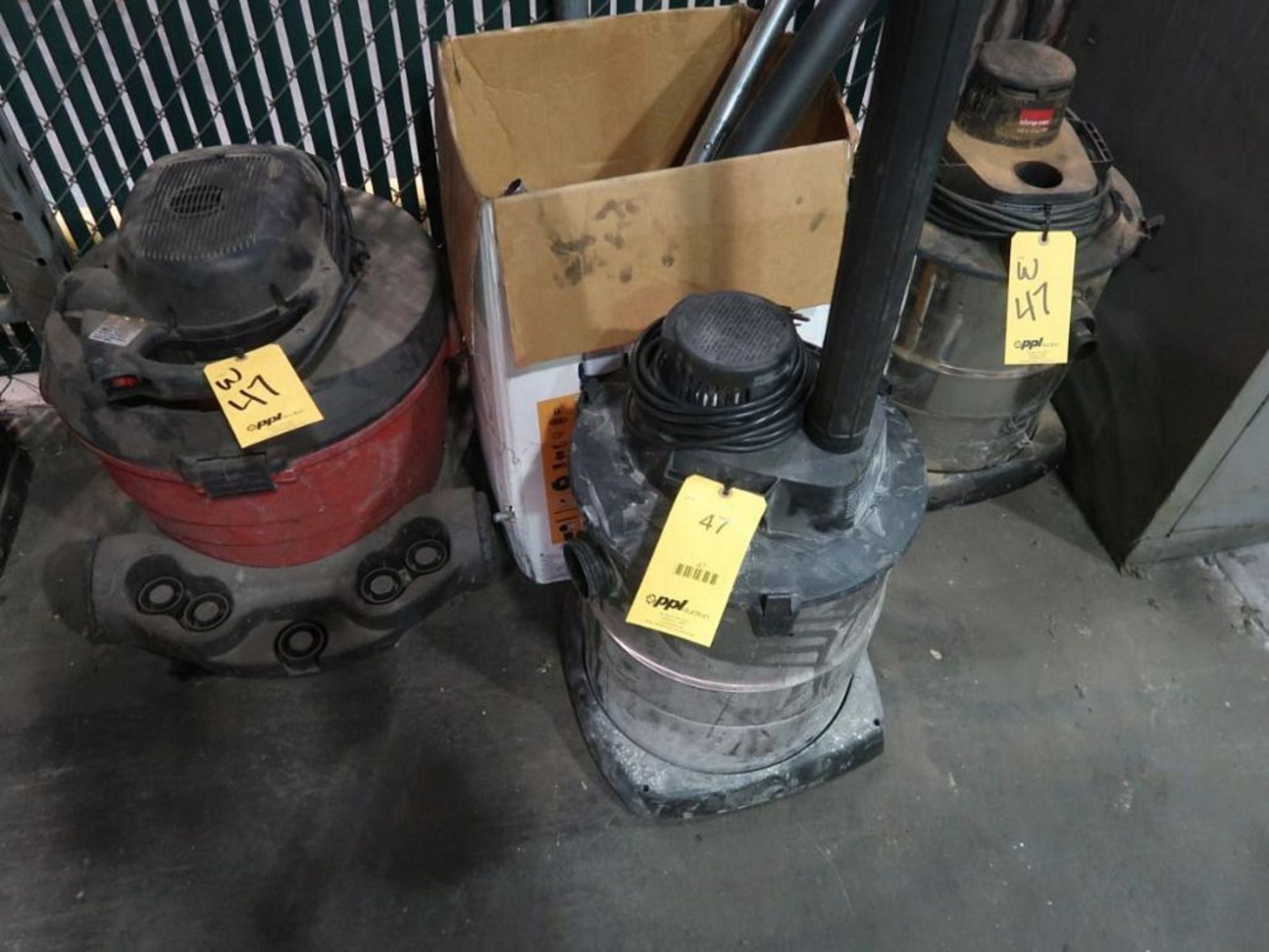 LOT: (3) Assorted Vacuums