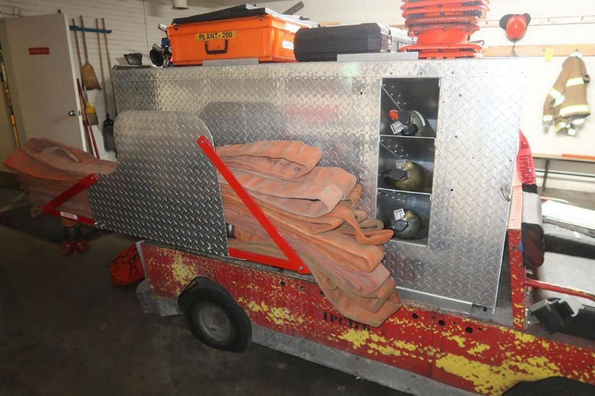 Taylor Dunn Custom Designed 2400 lb. Electric Industrial Fire Vehicle Model B-210, S/N 150685 (2002) - Image 2 of 4