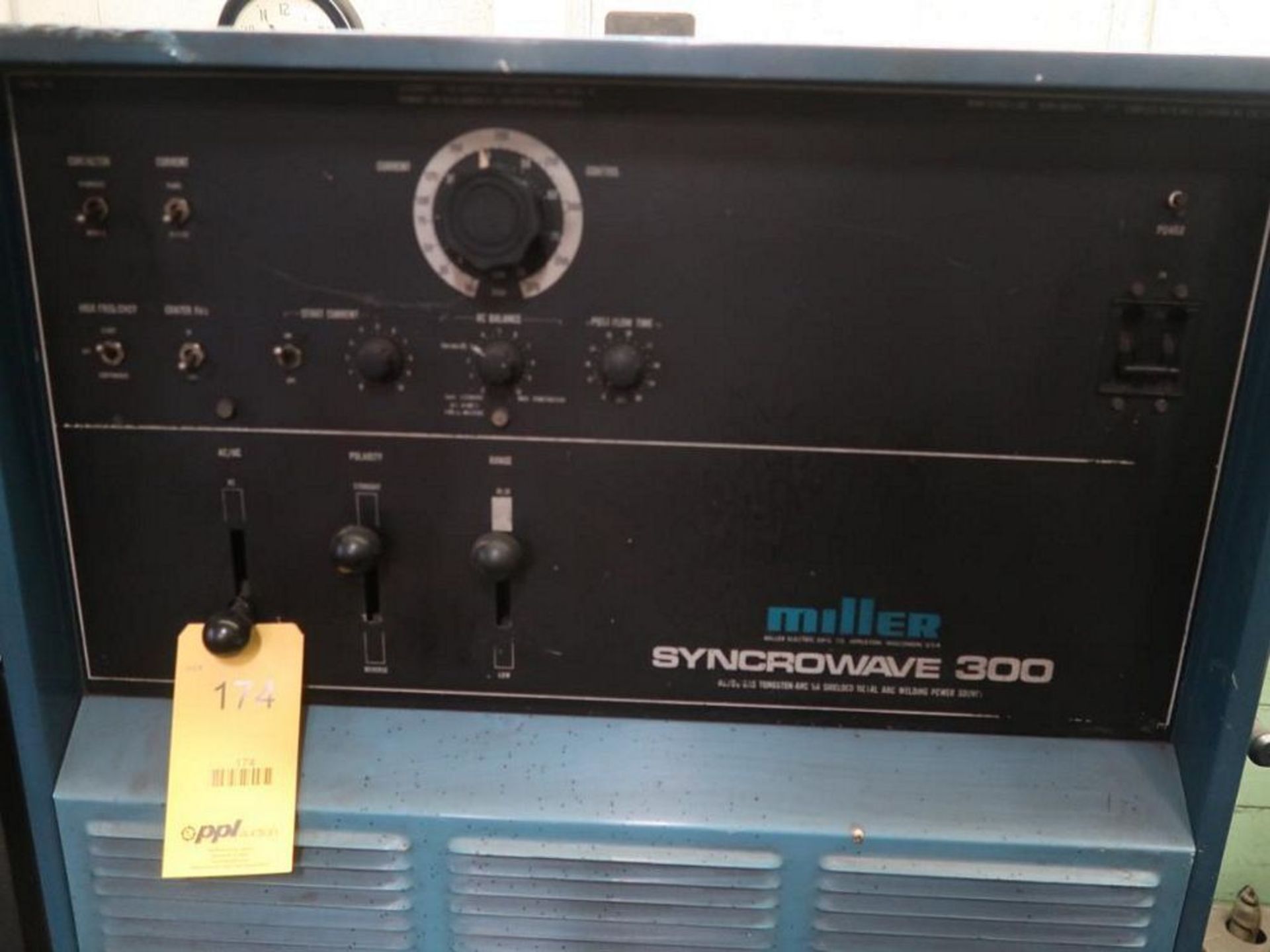 Miller 300 Amp DC Welding Power Source Model Syncrowave 300, S/N JC630260, with Leads, Guns, Cart - Image 2 of 2