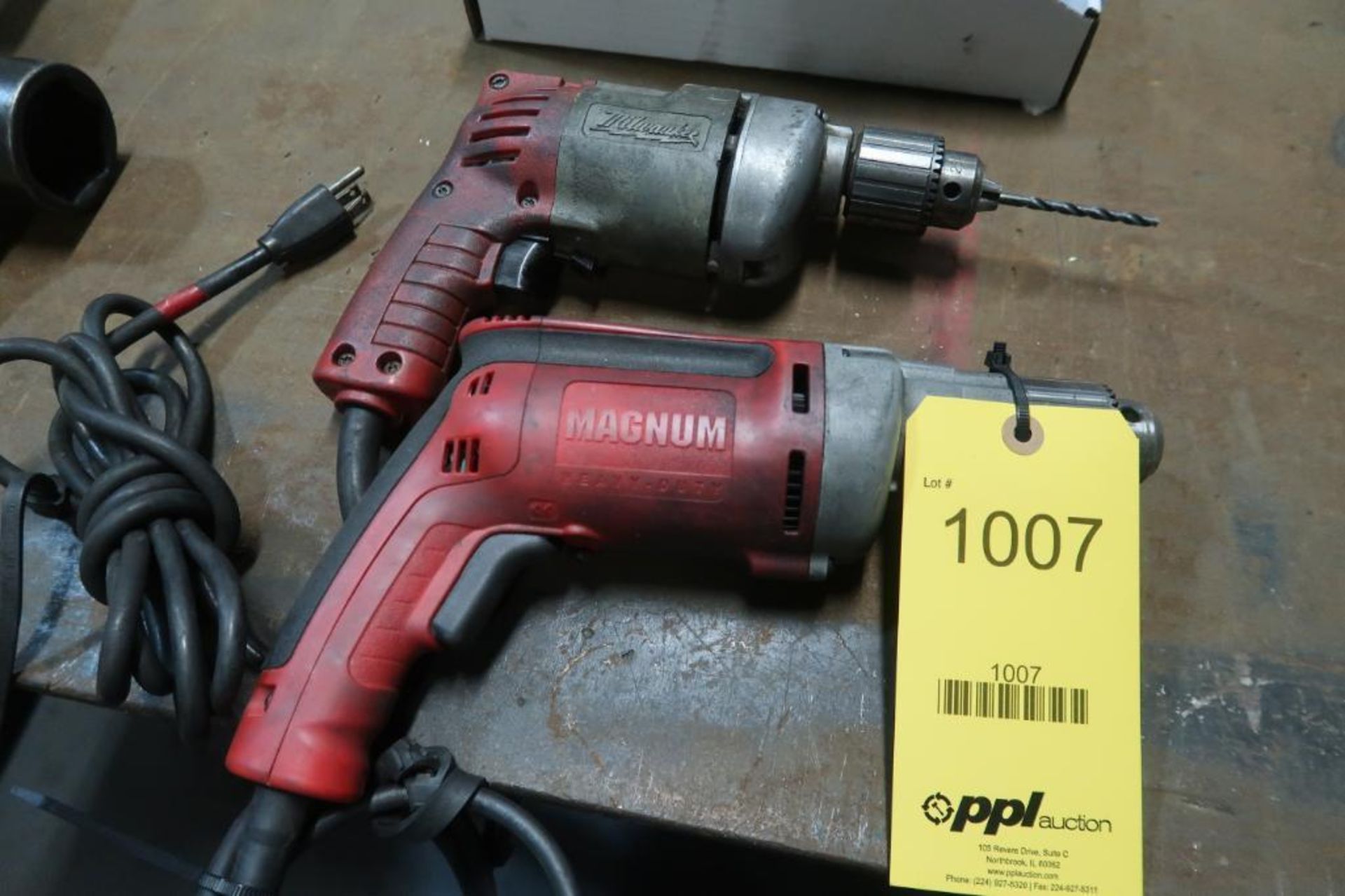 LOT: (2) 1/2 in. Electric Drills