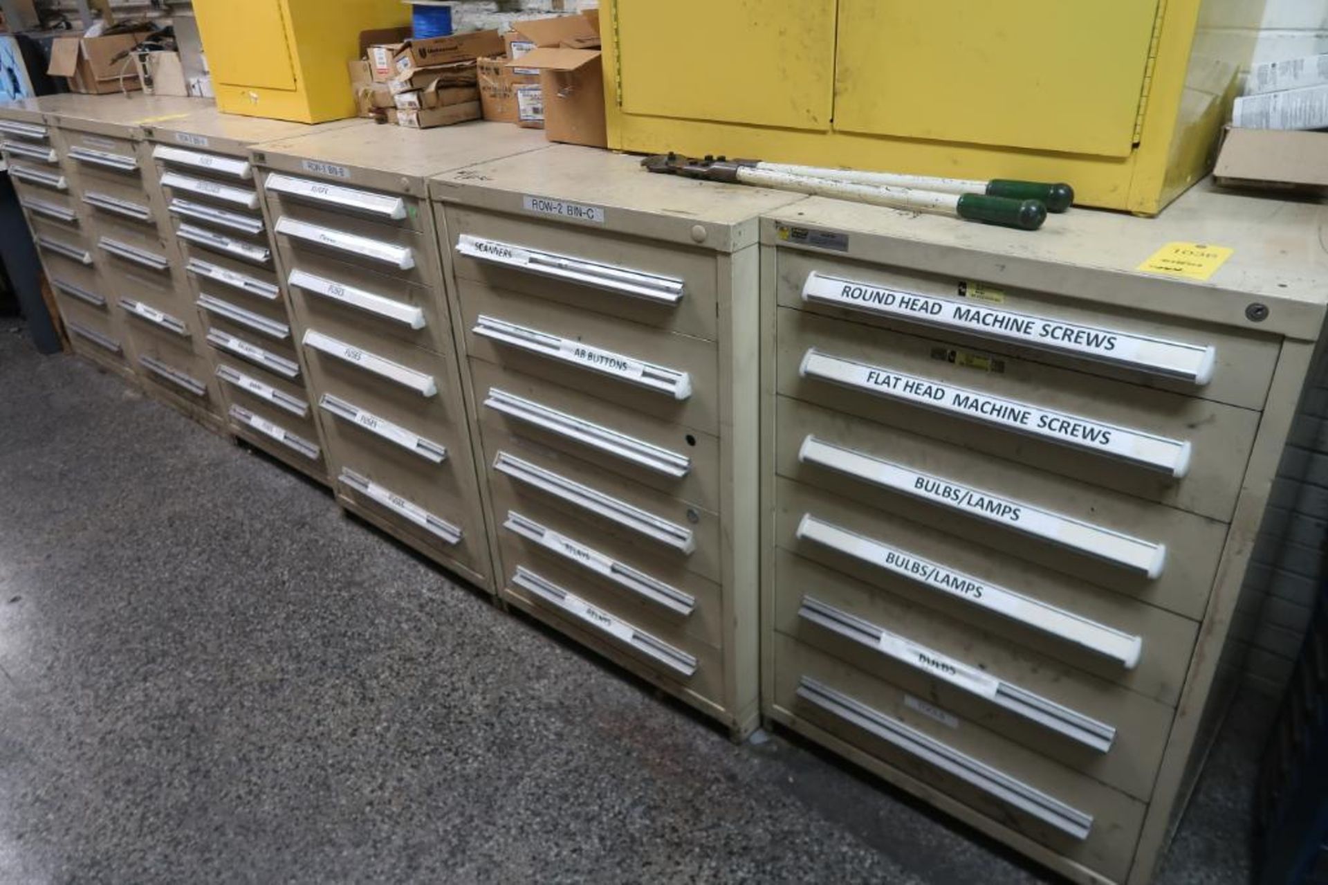 LOT: (4) Vidmar Cabinets, with Contents