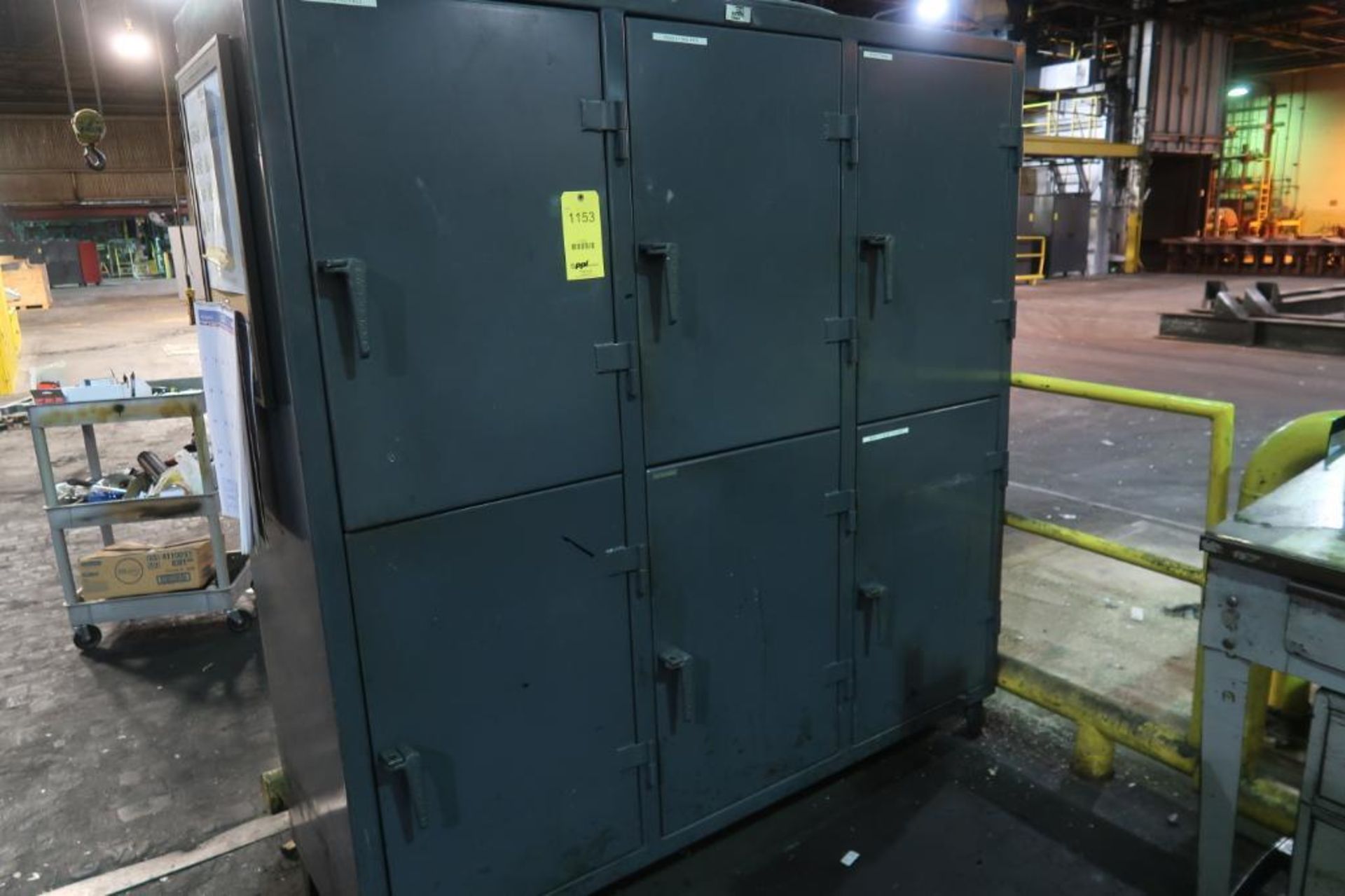 LOT: (1) Stronghold 6-Door Cabinet/Locker, (1) Stronghold 4-Door Cabinet/Locker