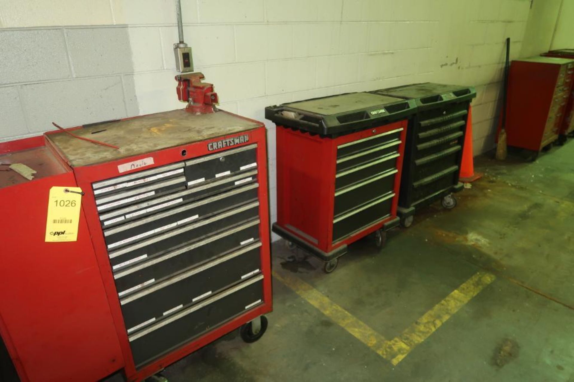 LOT: (10) Assorted Tool Cabinets