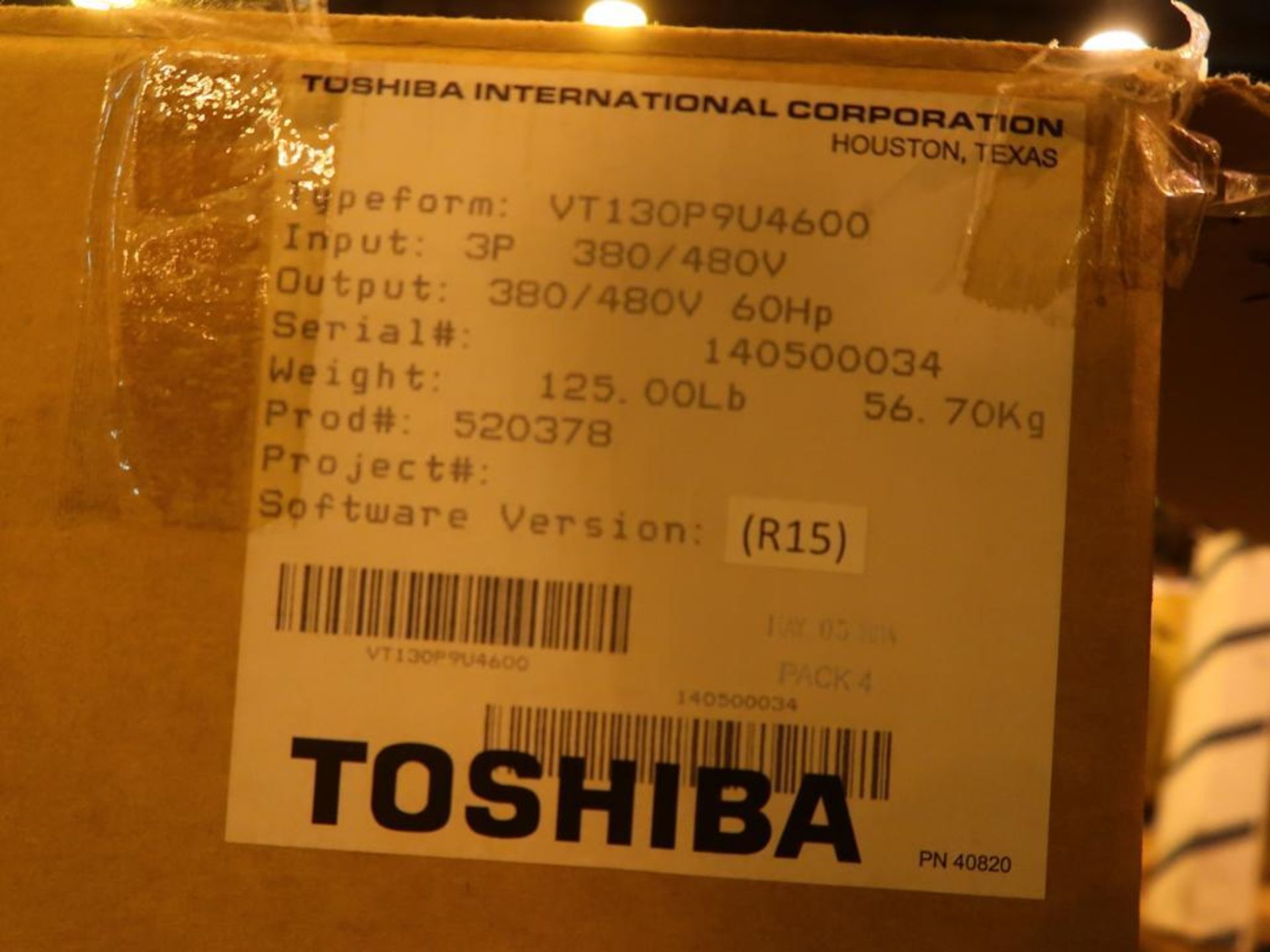 Toshiba H9 Adjustable Speed Drive - Image 2 of 2