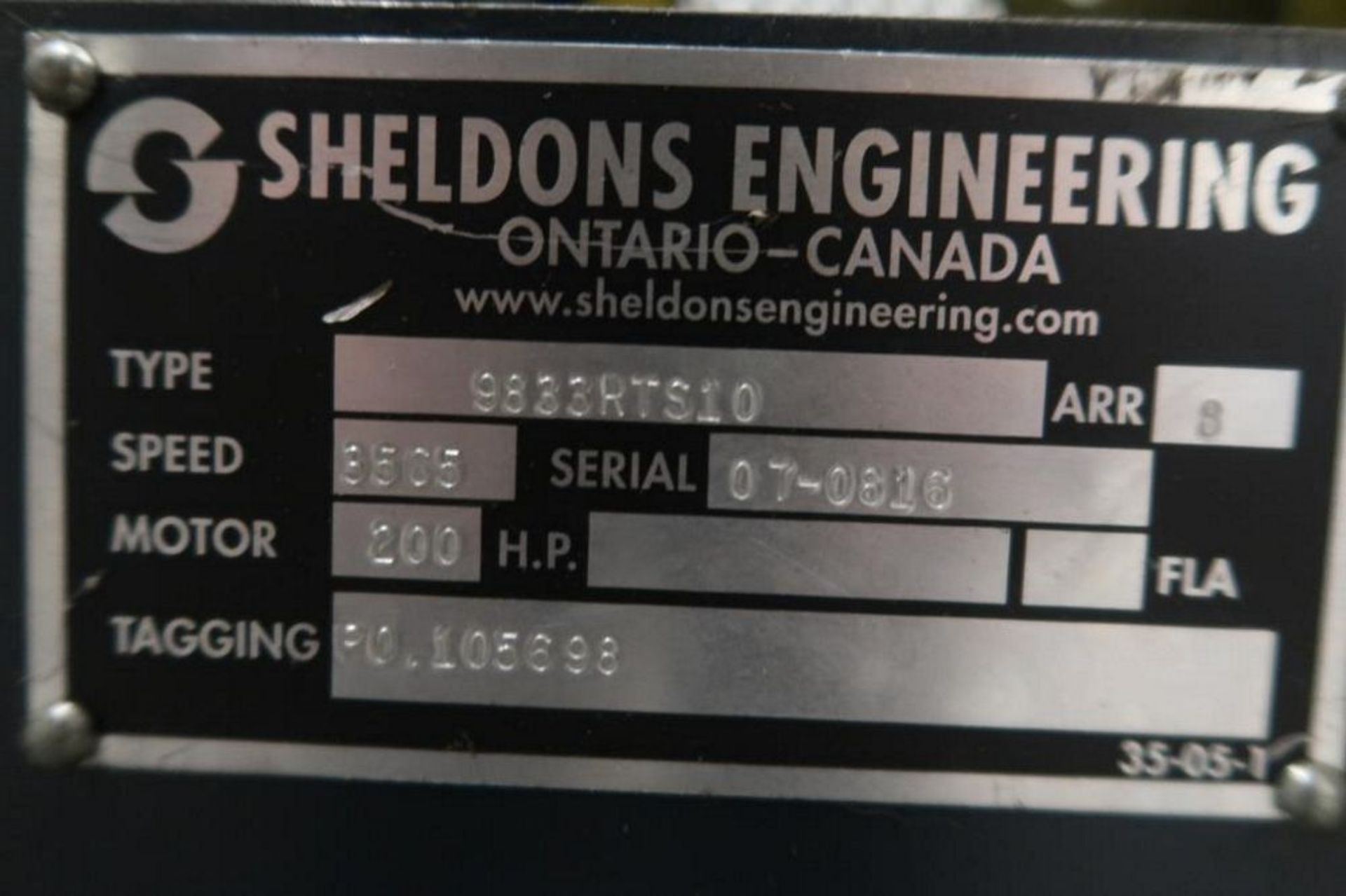 Absolent Oil/Smoke Filtration System, S/N 20070614 (2007), with Cyclone Pre-Inlet Plenum Spray - Image 6 of 8