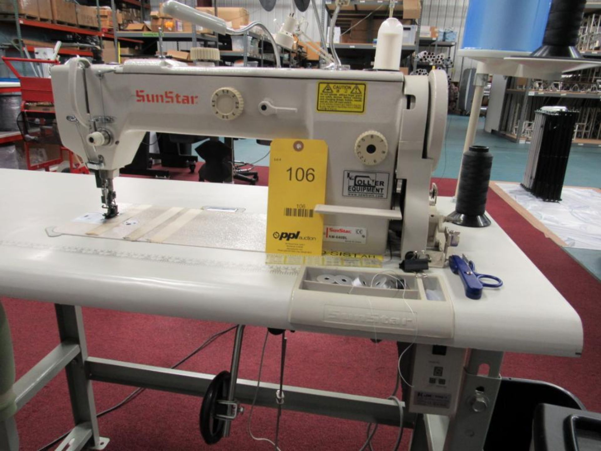 Sunstar Model KM-640BL Sewing Machine, Pedal Control - Image 2 of 3