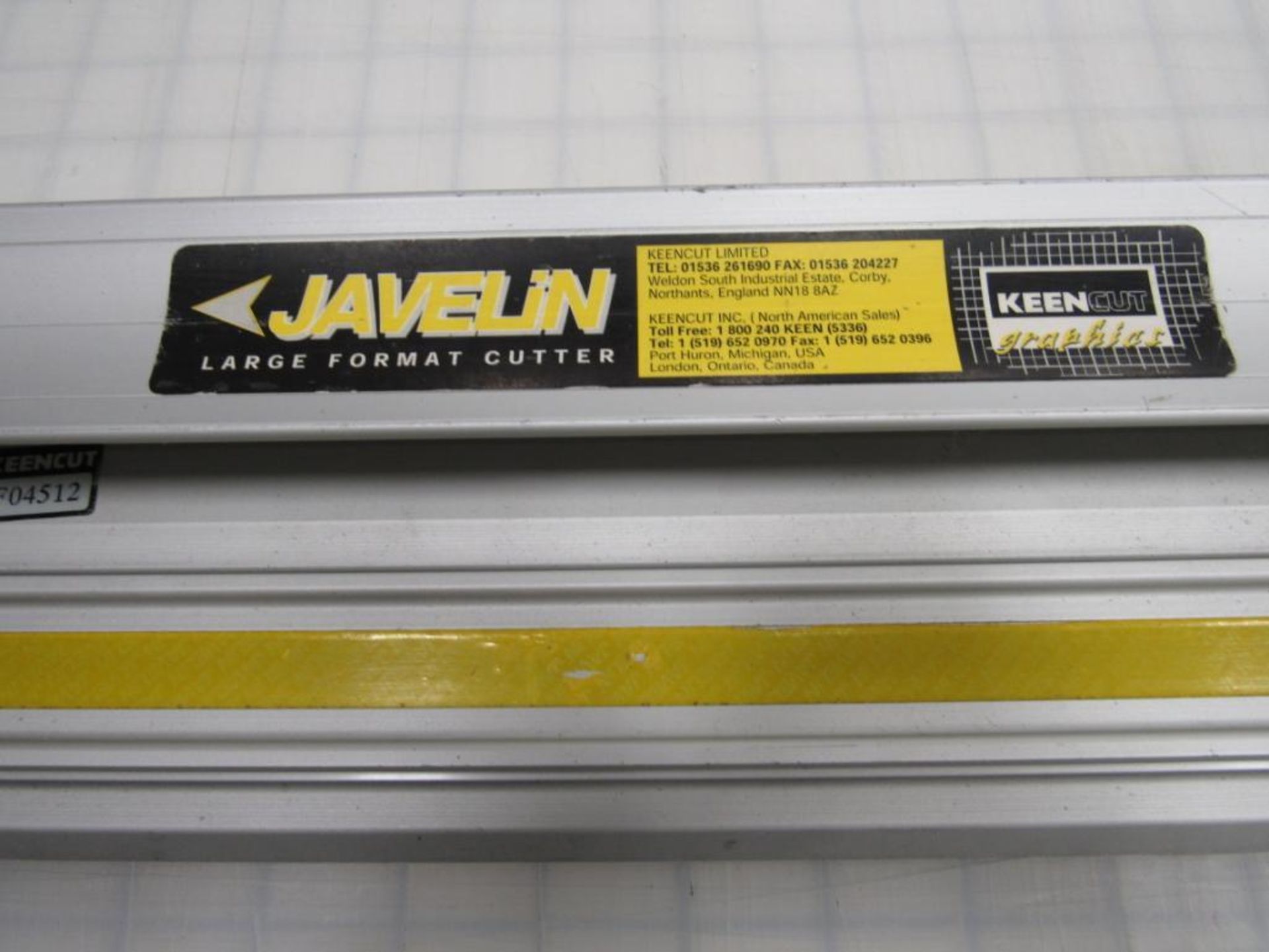 LOT: (1) Javelin Large Format Cutter, (1) Keen Cut Javelin Series 2 Cutter, (3) Assorted Straight - Image 2 of 3