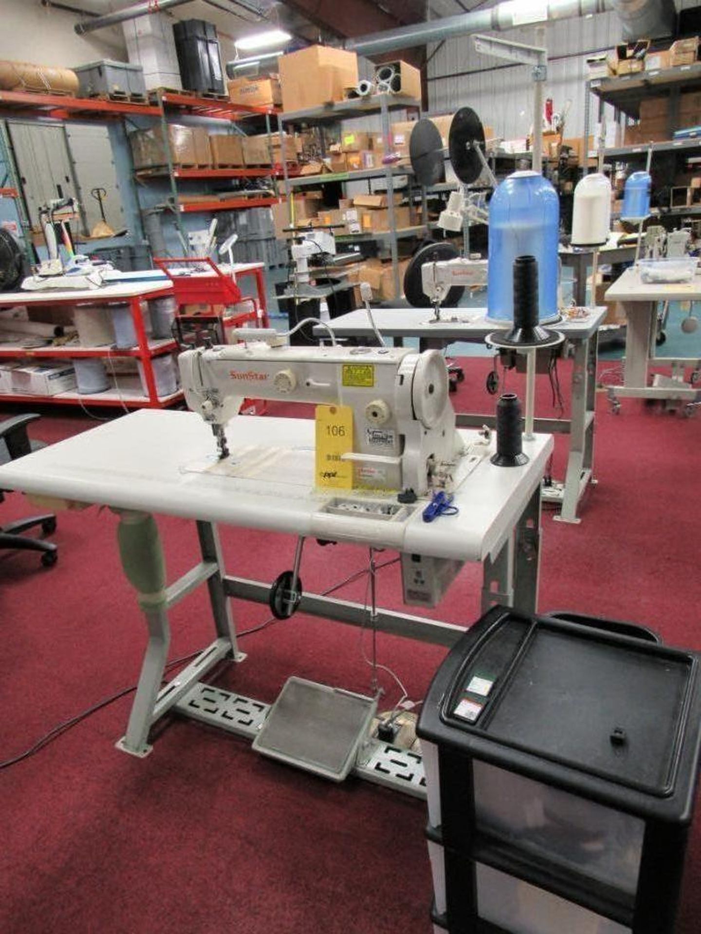 Sunstar Model KM-640BL Sewing Machine, Pedal Control