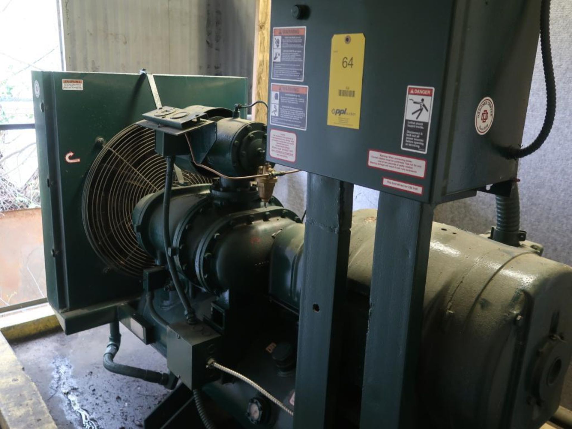 Gardner Denver 75 HP Air Compressor Model 4-S250-37, S/N L1050 (upgraded in 2017)