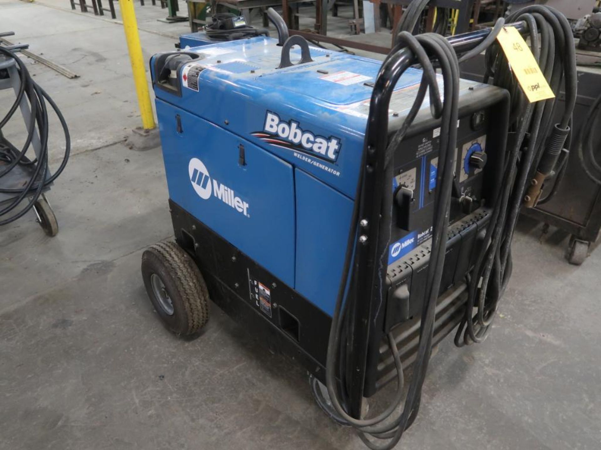 Miller 250 Amp AC/DC Welder/Generator Model Bobcat 250, Gas Motor, 89.5 hours