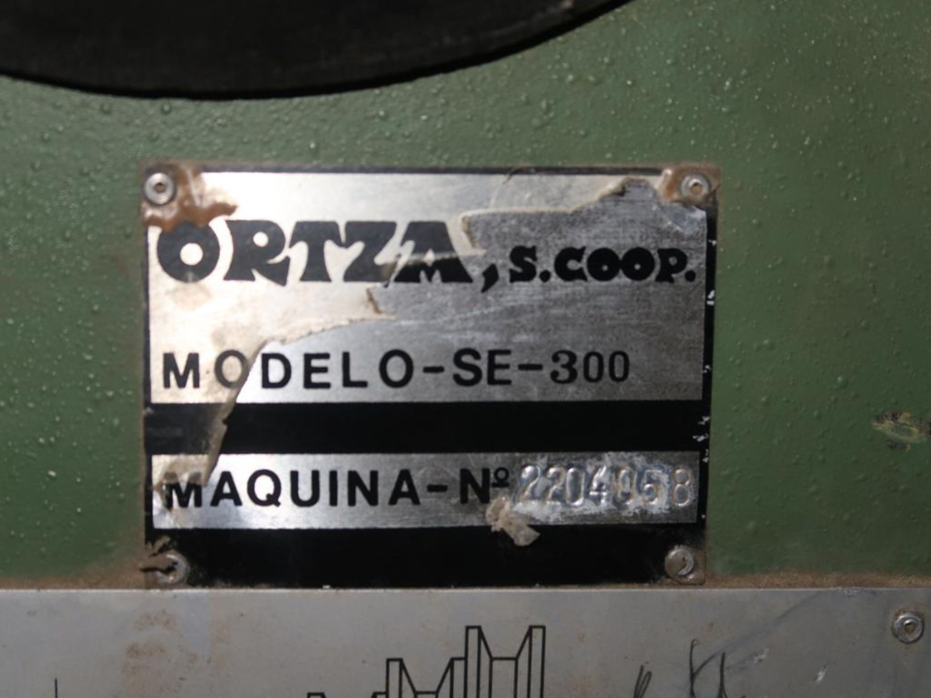 Ortza Panel Saw Model SE-300, S/N 2204058, Sliding Table, with Scoring Blade - Image 4 of 4