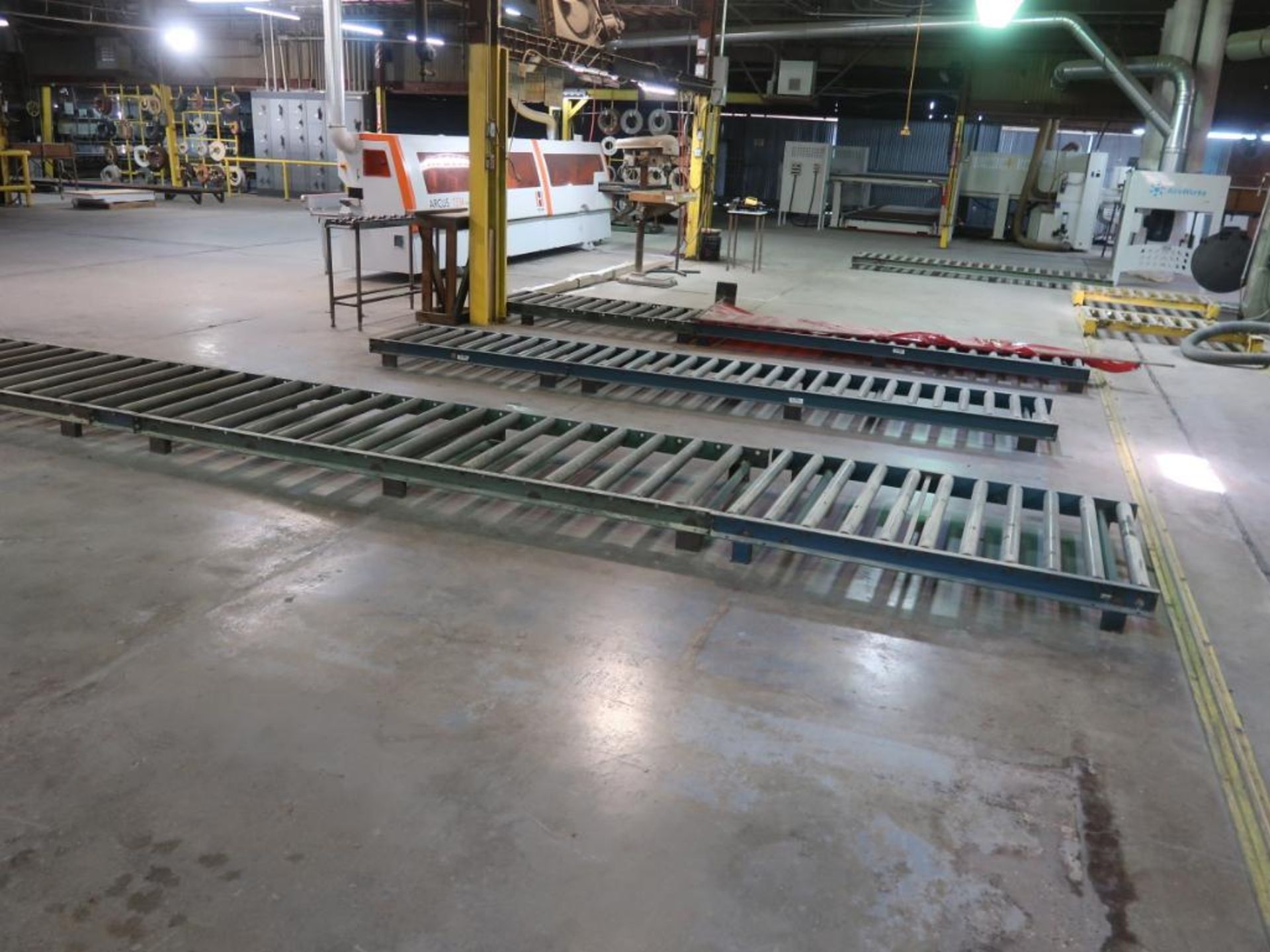 LOT: Approx. 1650 ft. Assorted Roller Conveyors & Conveyor Dolly (located throughout plant area) - Image 8 of 8