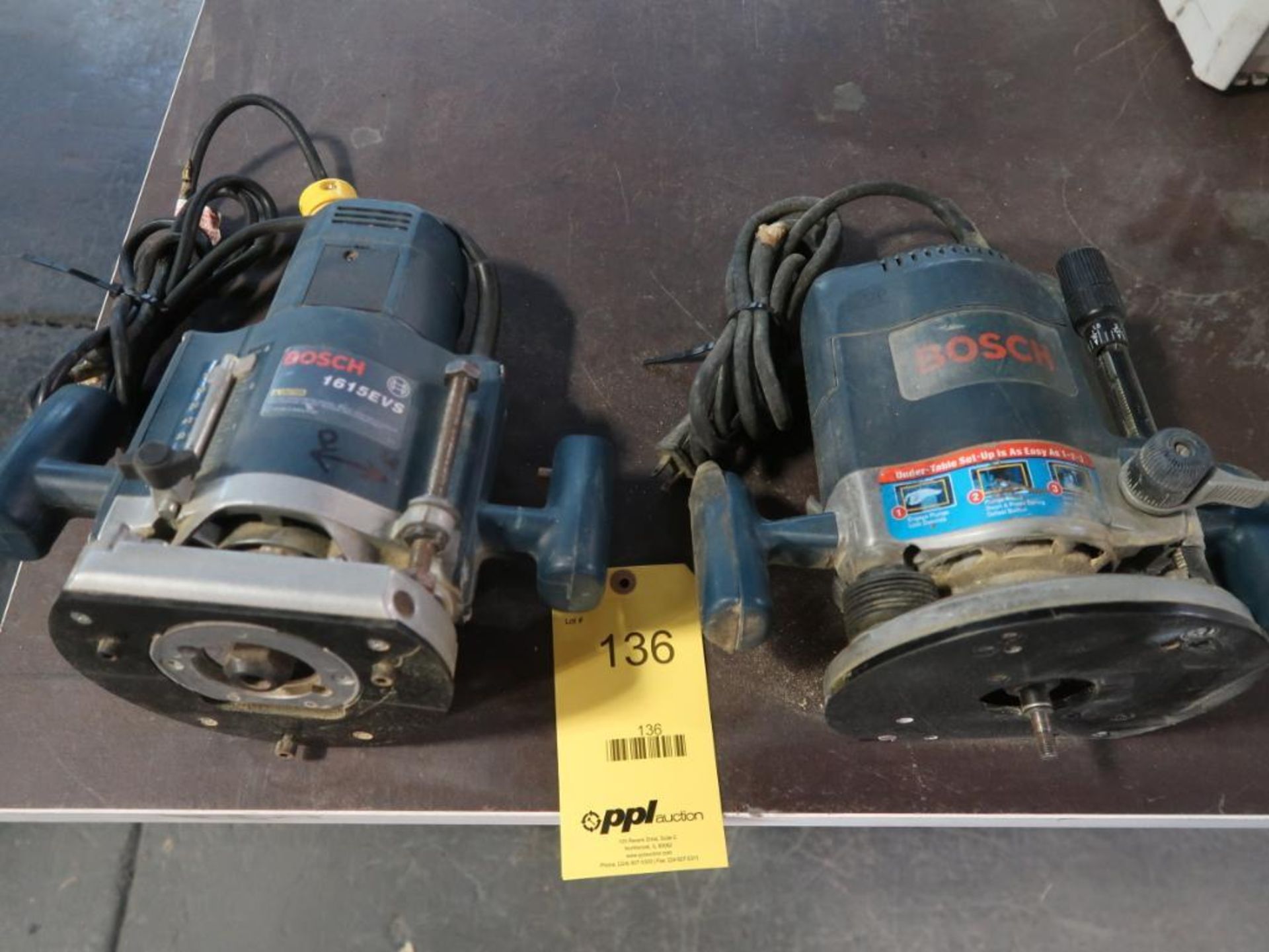 LOT: (2) Bosch Routers