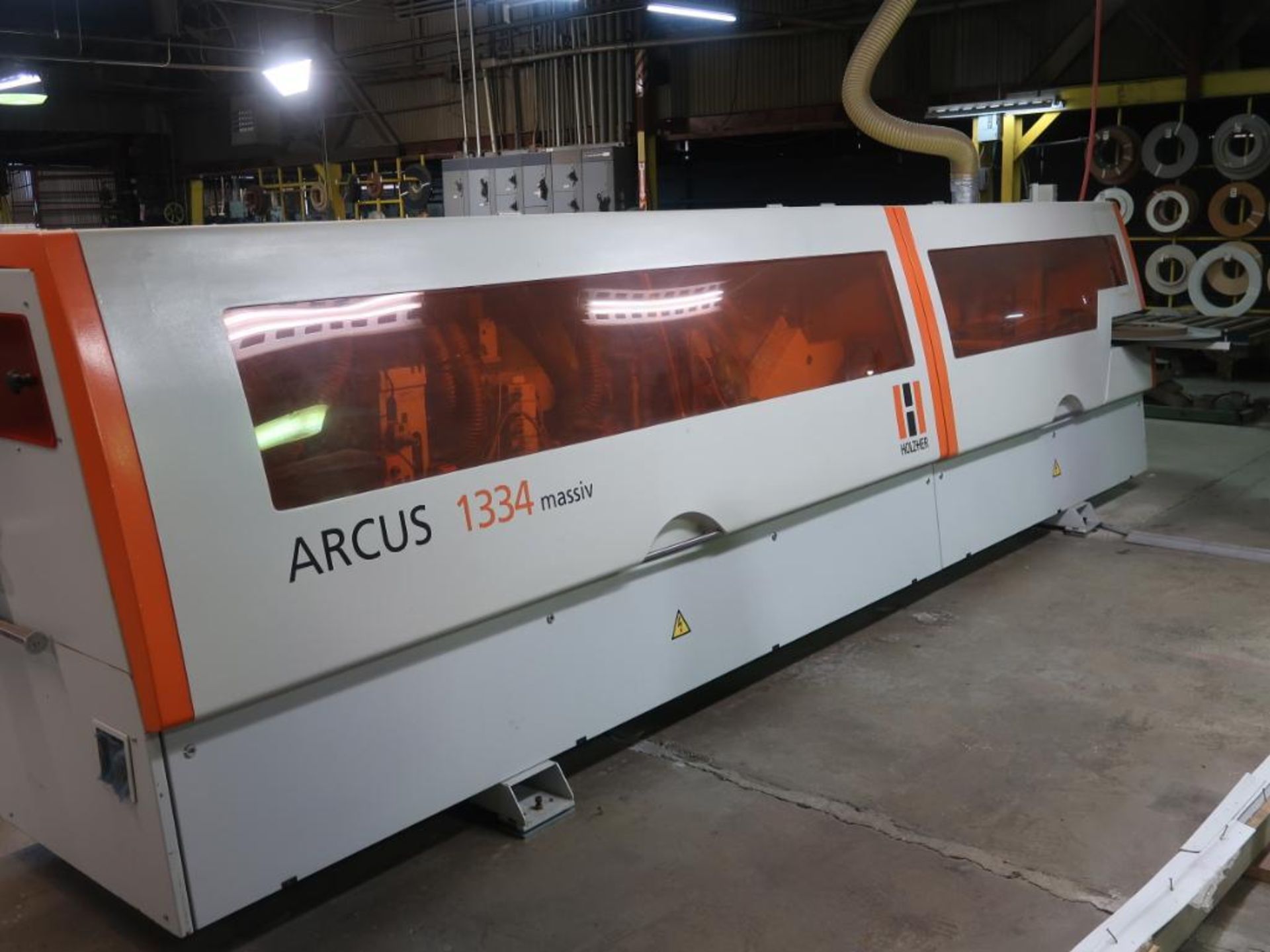 Holz Her Arcus 1334 Massiv CNC Edge Bander Model 1334VN, S/N 431/1-306 (2013), 12mm Edge Capacity,