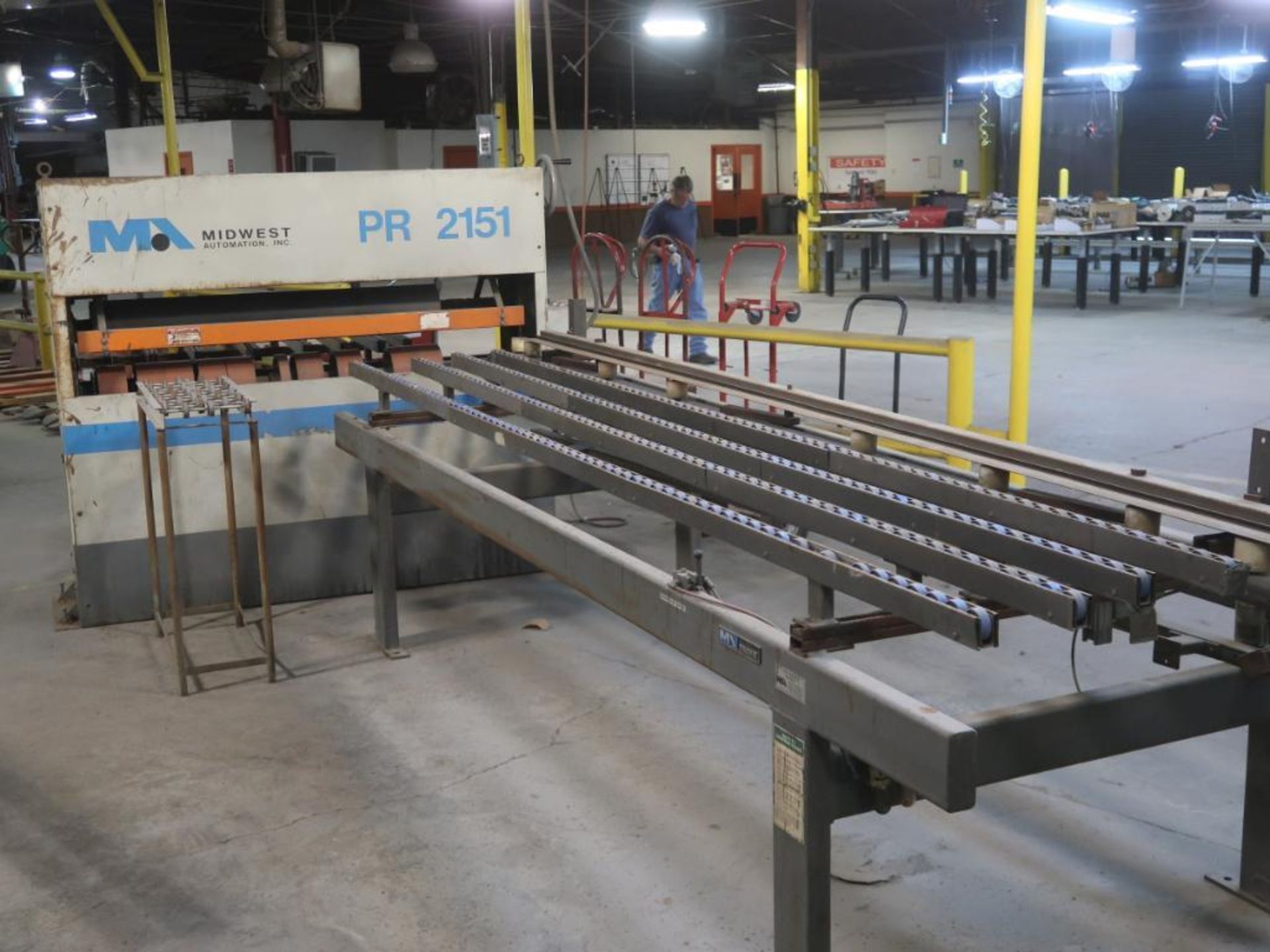 LOT: Midwest Segmented Laminating Pinch Roller, Midwest Heat Tunnel (partial), with Conveyors - Image 2 of 5