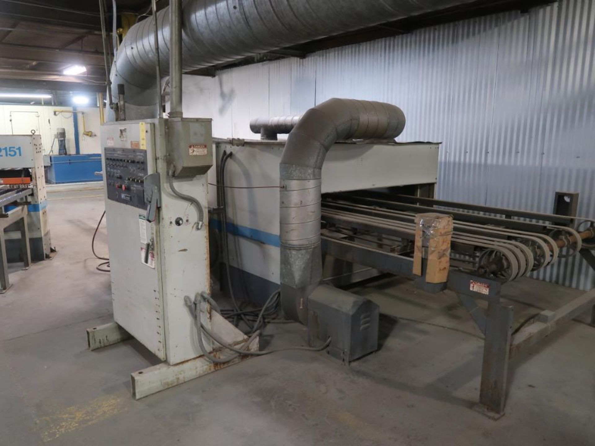 LOT: Midwest Segmented Laminating Pinch Roller, Midwest Heat Tunnel (partial), with Conveyors - Image 5 of 5