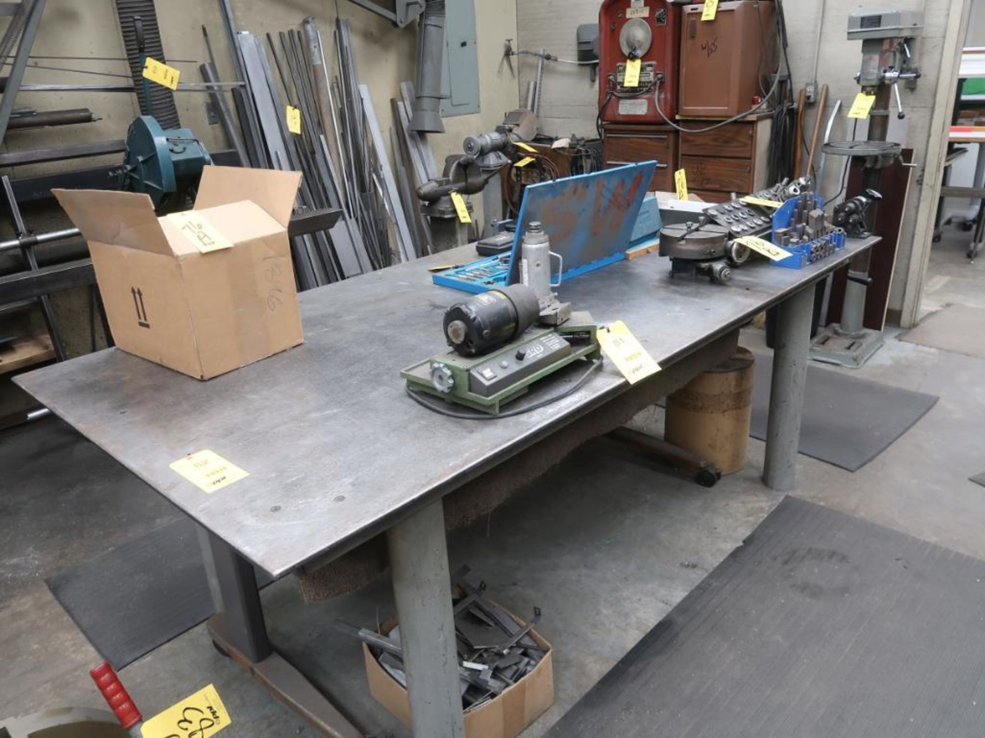 4 ft. x 8 ft. Steel Work Table